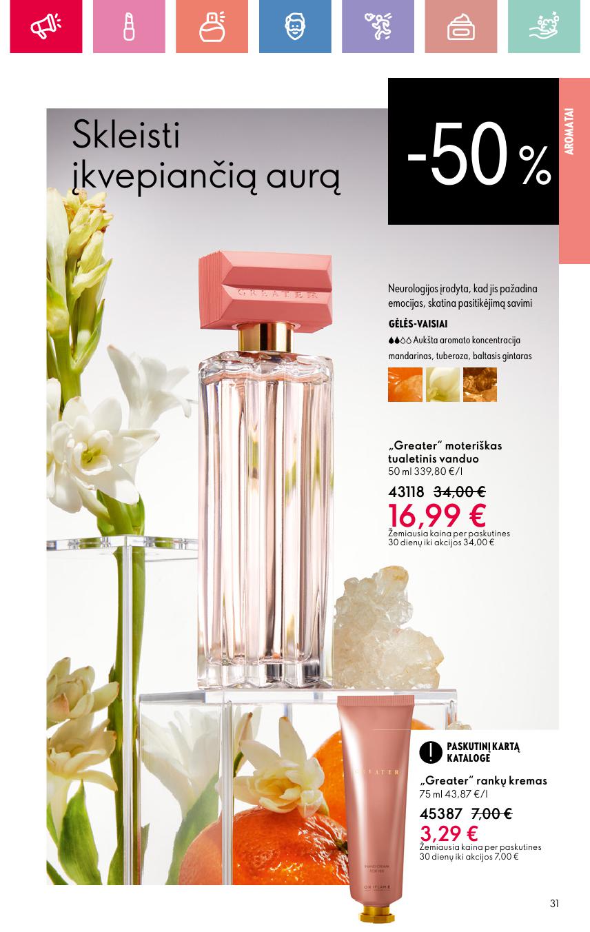 Naujas ORIFLAME katalogas galioja 2025.04.30 - 2025.05.10