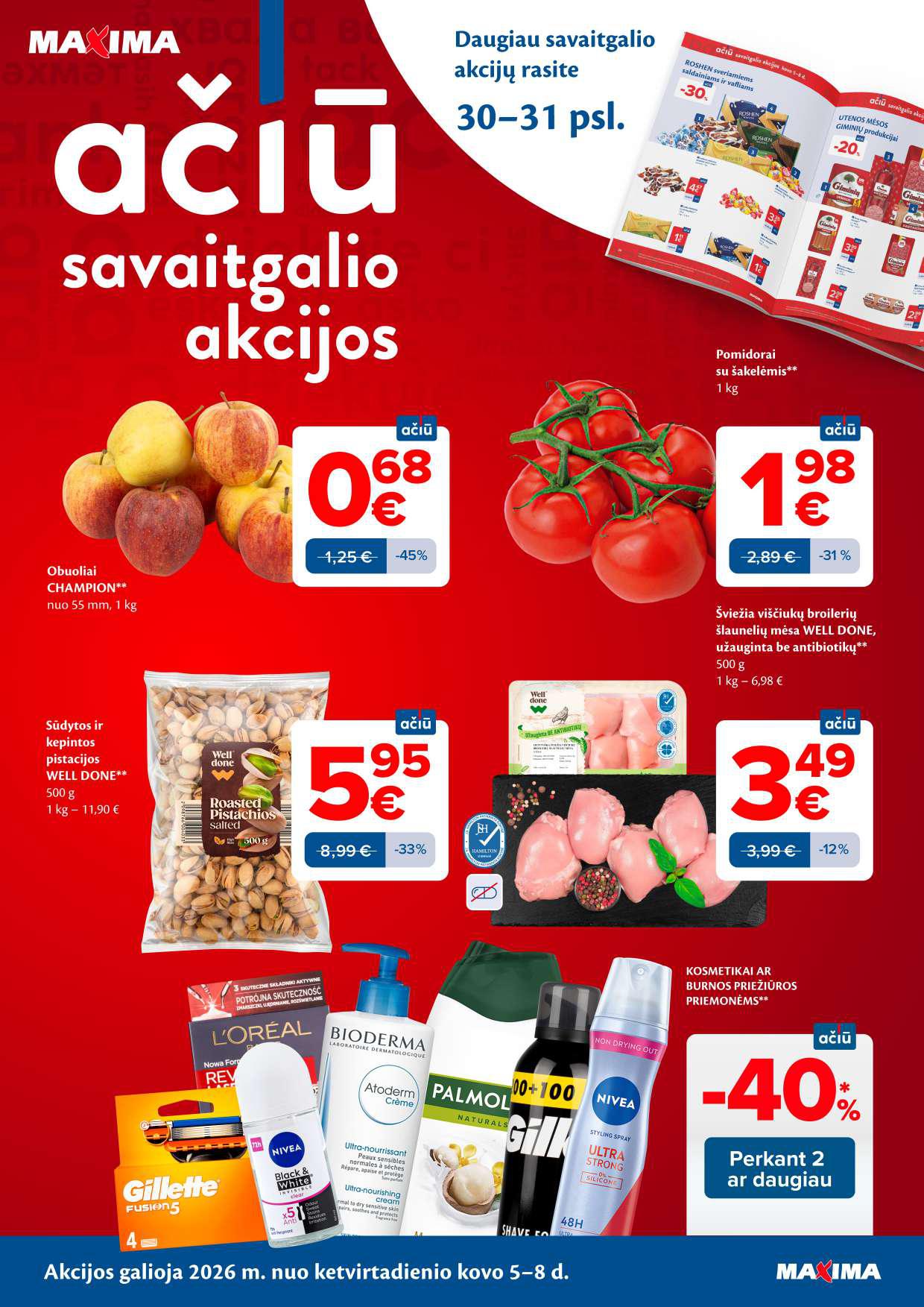 MAXIMA akcijų ir nuolaidų leidinys Nr.10 2026.03.03 - 2026.03.09