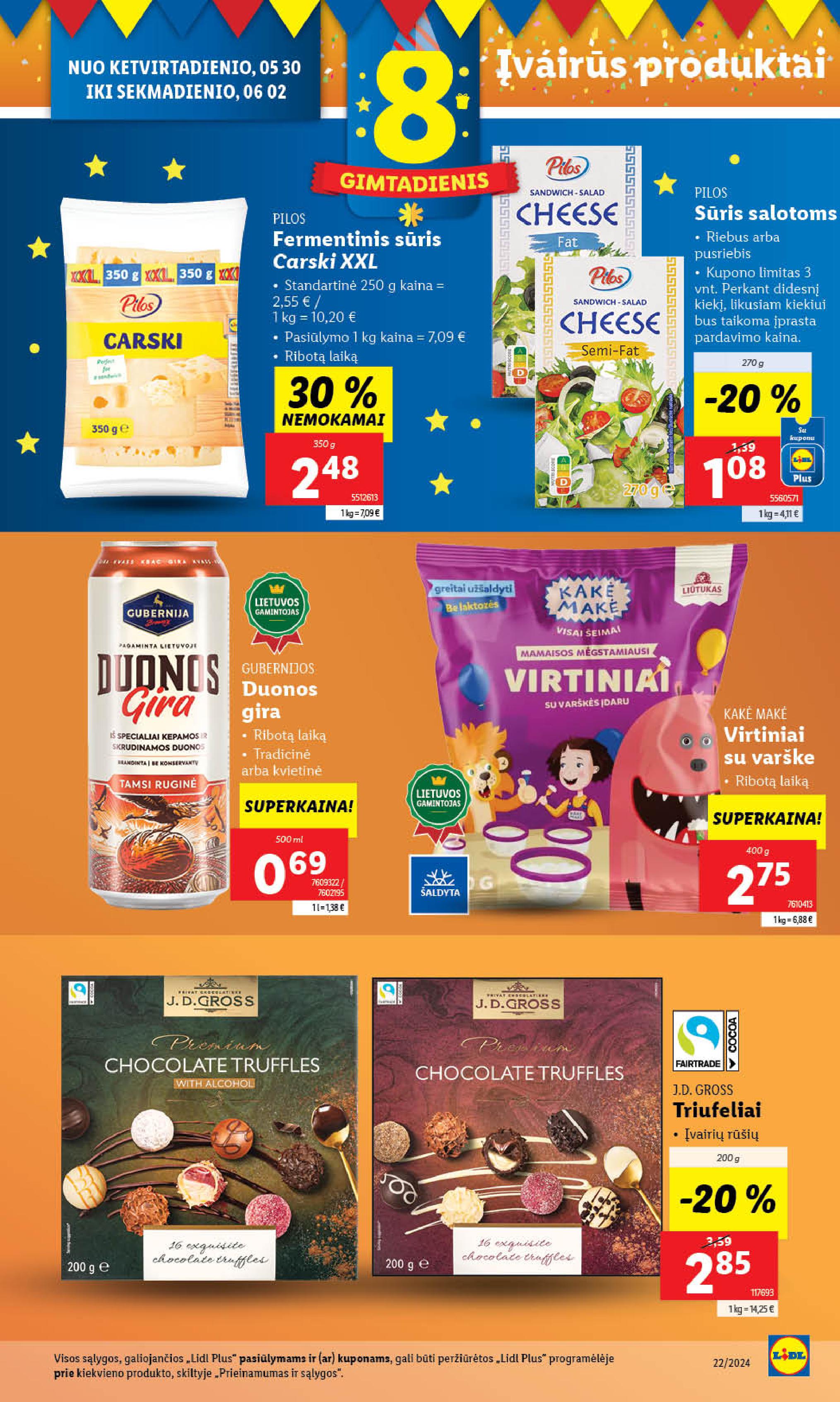 Naujausias LIDL kaininis katalogas 2024.05.27 - 2024.06.02
