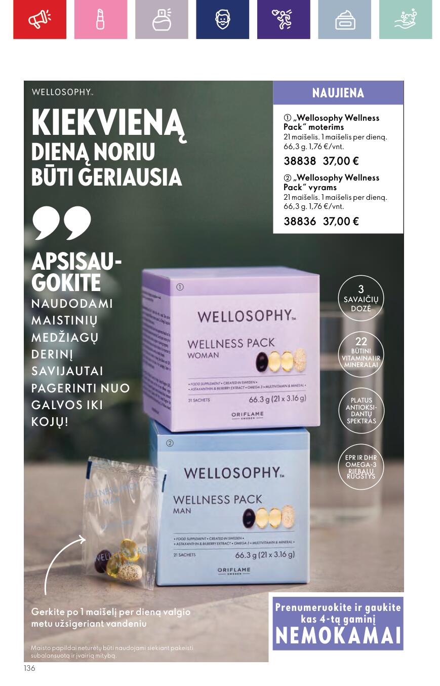 Naujas ORIFLAME katalogas galioja 2023.09.13 - 2023.10.03