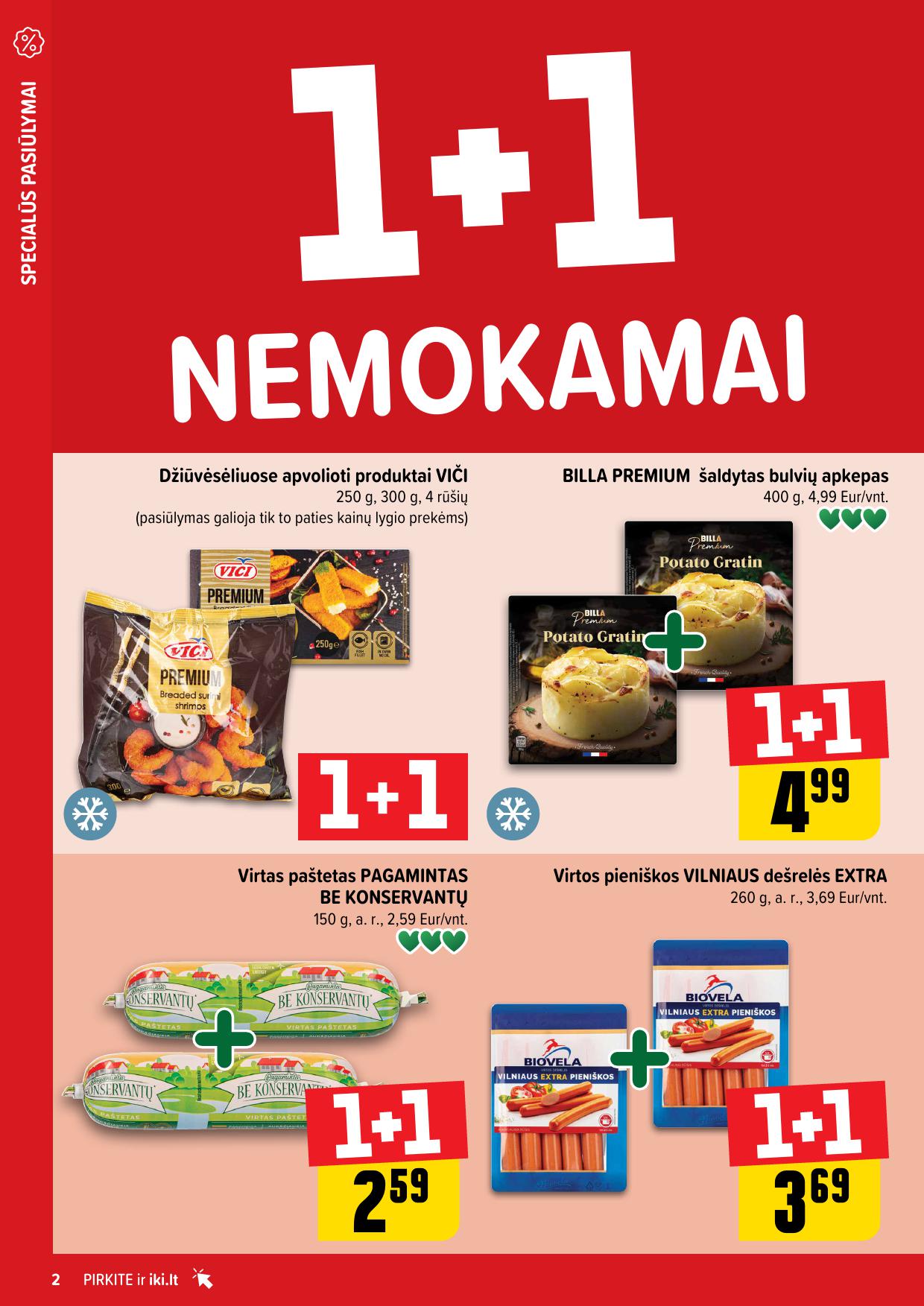 IKI akcijų leidinukas "Daugiau yra pigiau 1+1 nemokamai" 2025.06.09 - 2025.06.15