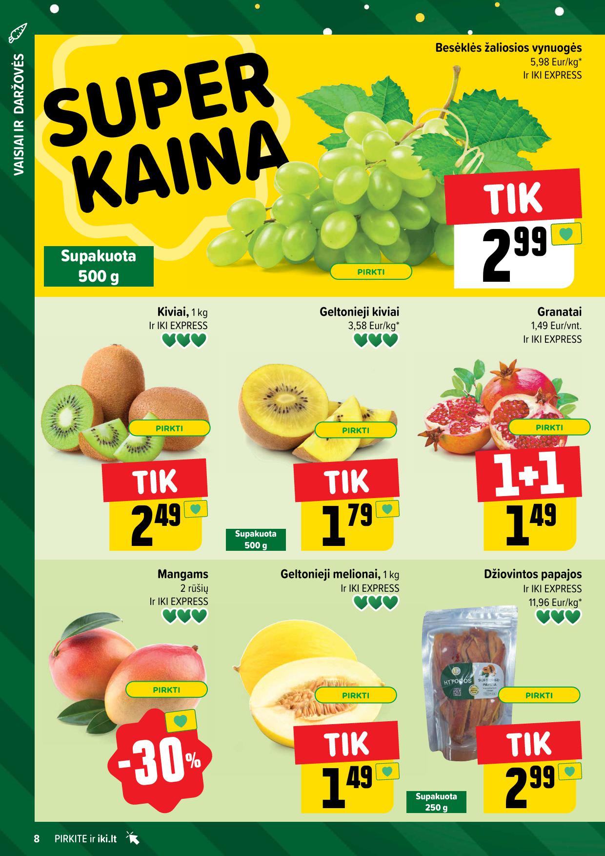Naujausias IKI kaininis katalogas 2024.11.25 - 2024.12.01
