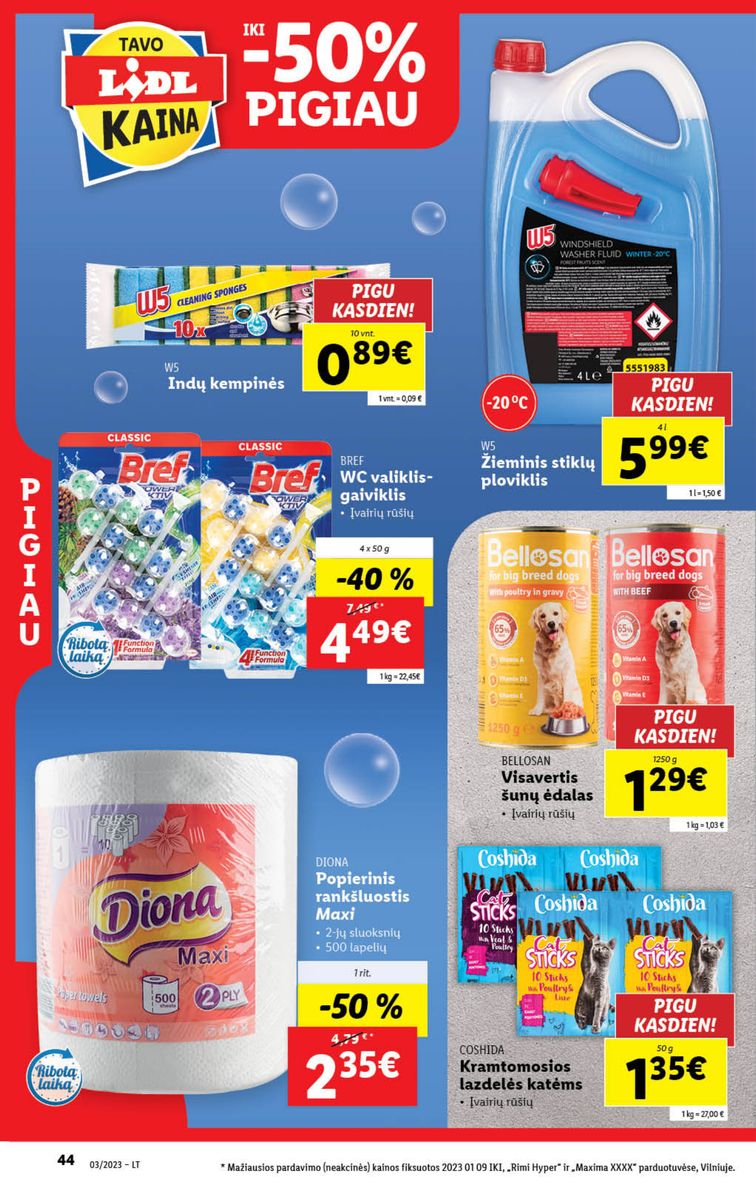 Naujausias LIDL kaininis katalogas 2023.01.16 - 2023.01.22