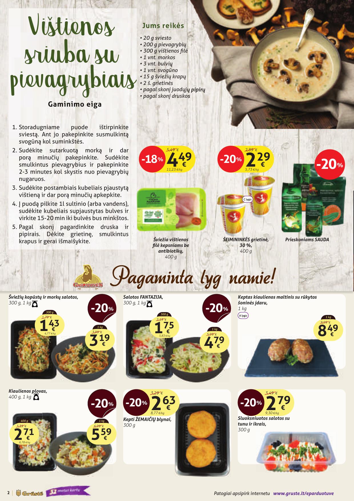 GRŪSTĖ akcijų ir nuolaidų leidinys 2025.06.11 - 2025.06.20