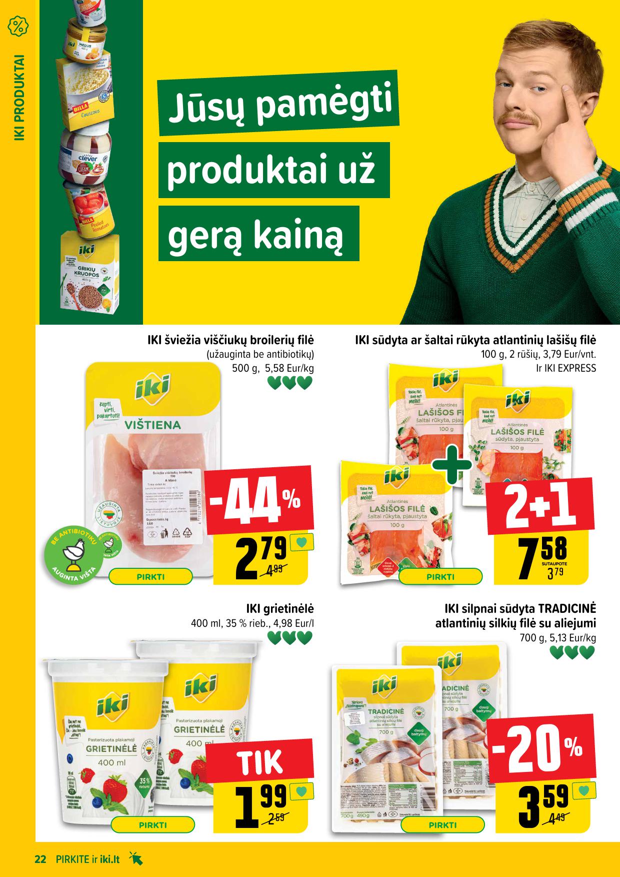 Naujausias IKI kaininis katalogas 2024.04.22 - 2024.04.28