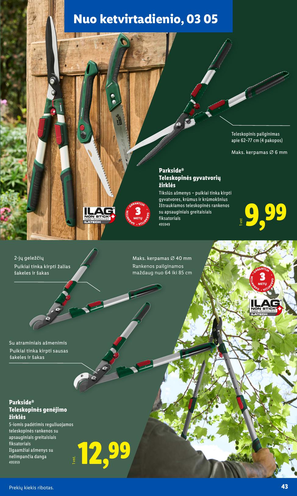 LIDL katalogas "Sodui valio !" galioja nuo 2026.02.16