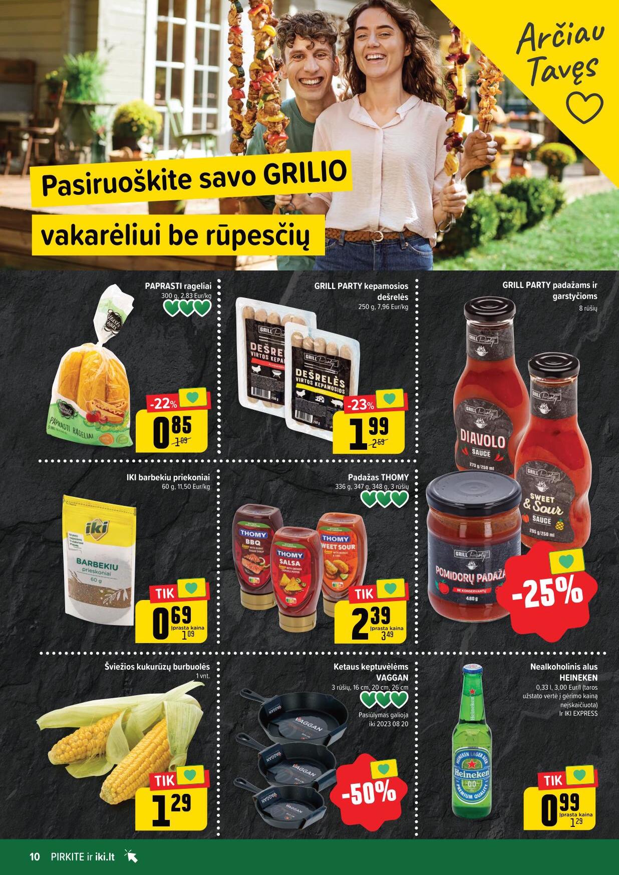 Naujausias IKI kaininis katalogas 2023.07.31 - 2023.08.06