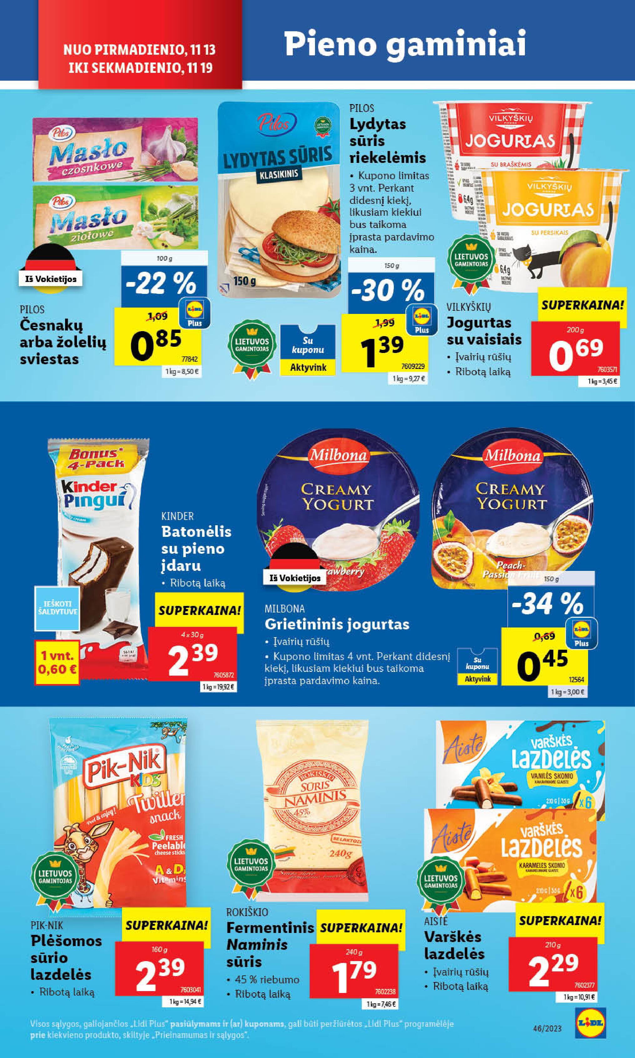 Naujausias LIDL kaininis katalogas 2023.11.13 - 2023.11.19