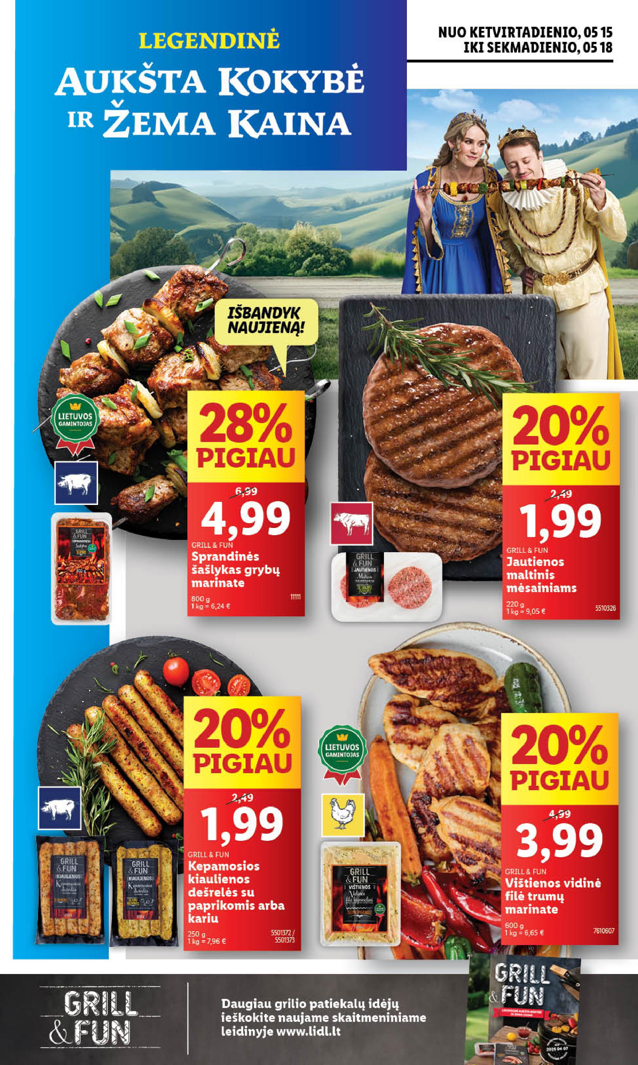 Naujausias LIDL kaininis katalogas 2025.05.12 - 2025.05.18