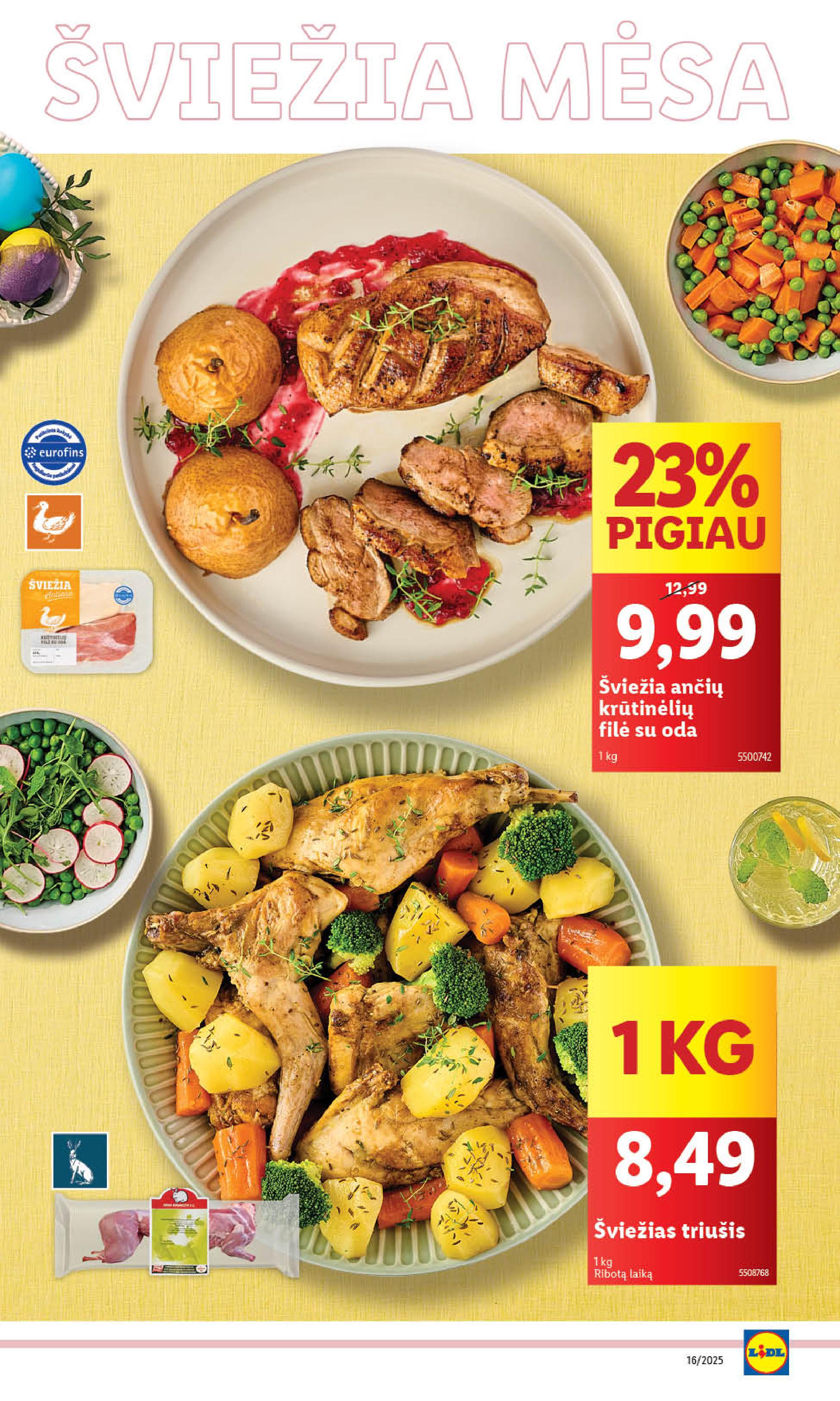 Naujausias LIDL kaininis katalogas 2025.04.14 - 2025.04.19