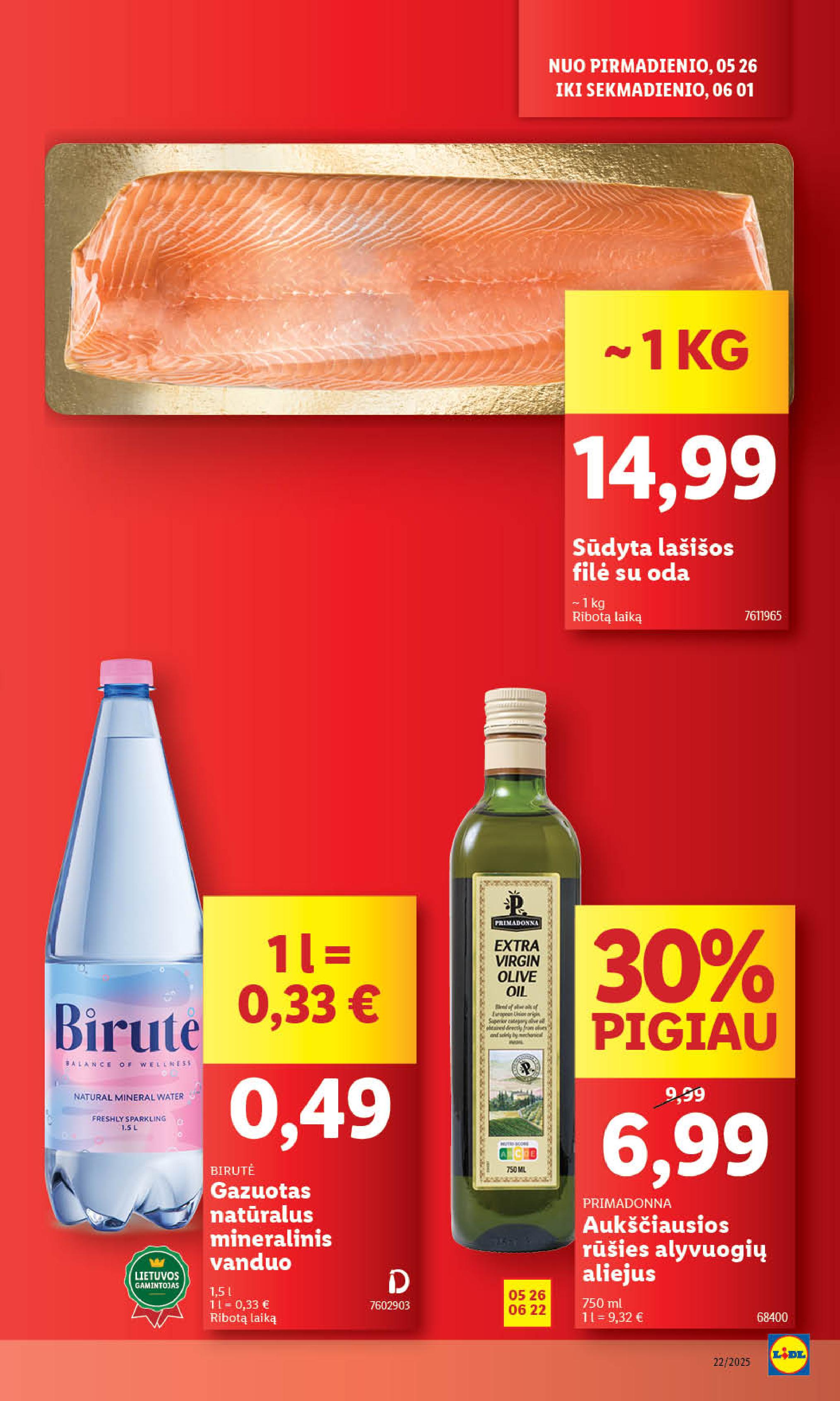Naujausias LIDL kaininis katalogas 2025.05.26 - 2025.06.01