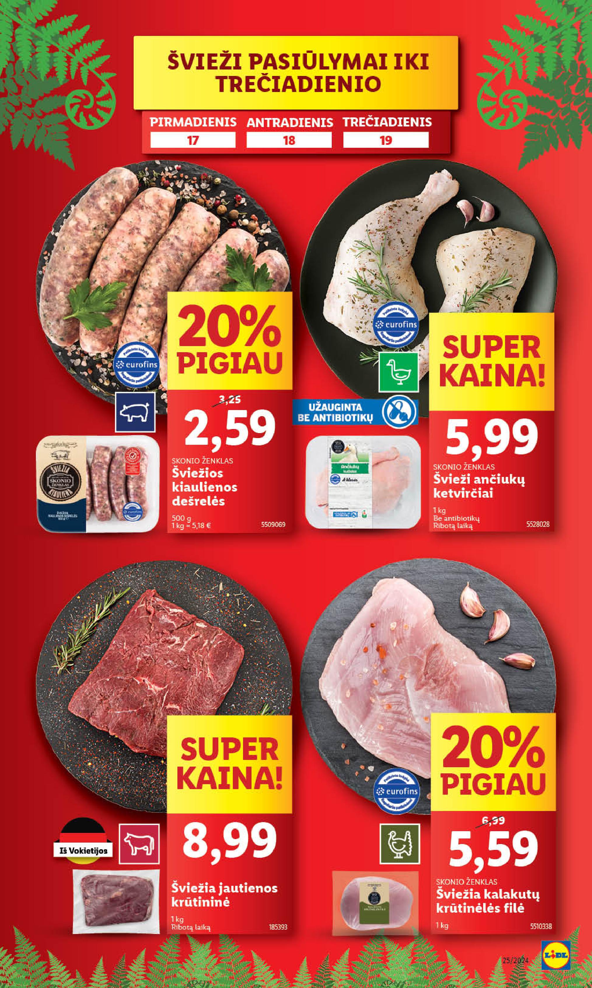 Naujausias LIDL kaininis katalogas 2024.06.17 - 2024.06.23