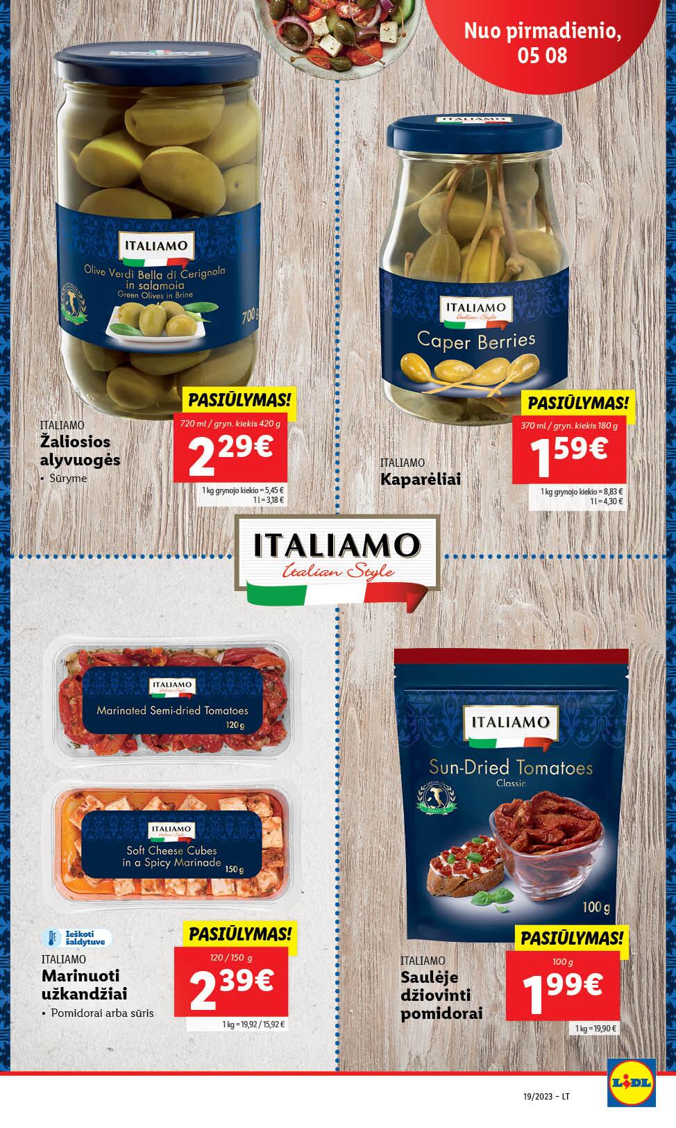 Naujausias LIDL kaininis katalogas 2023.05.08 - 2023.05.14