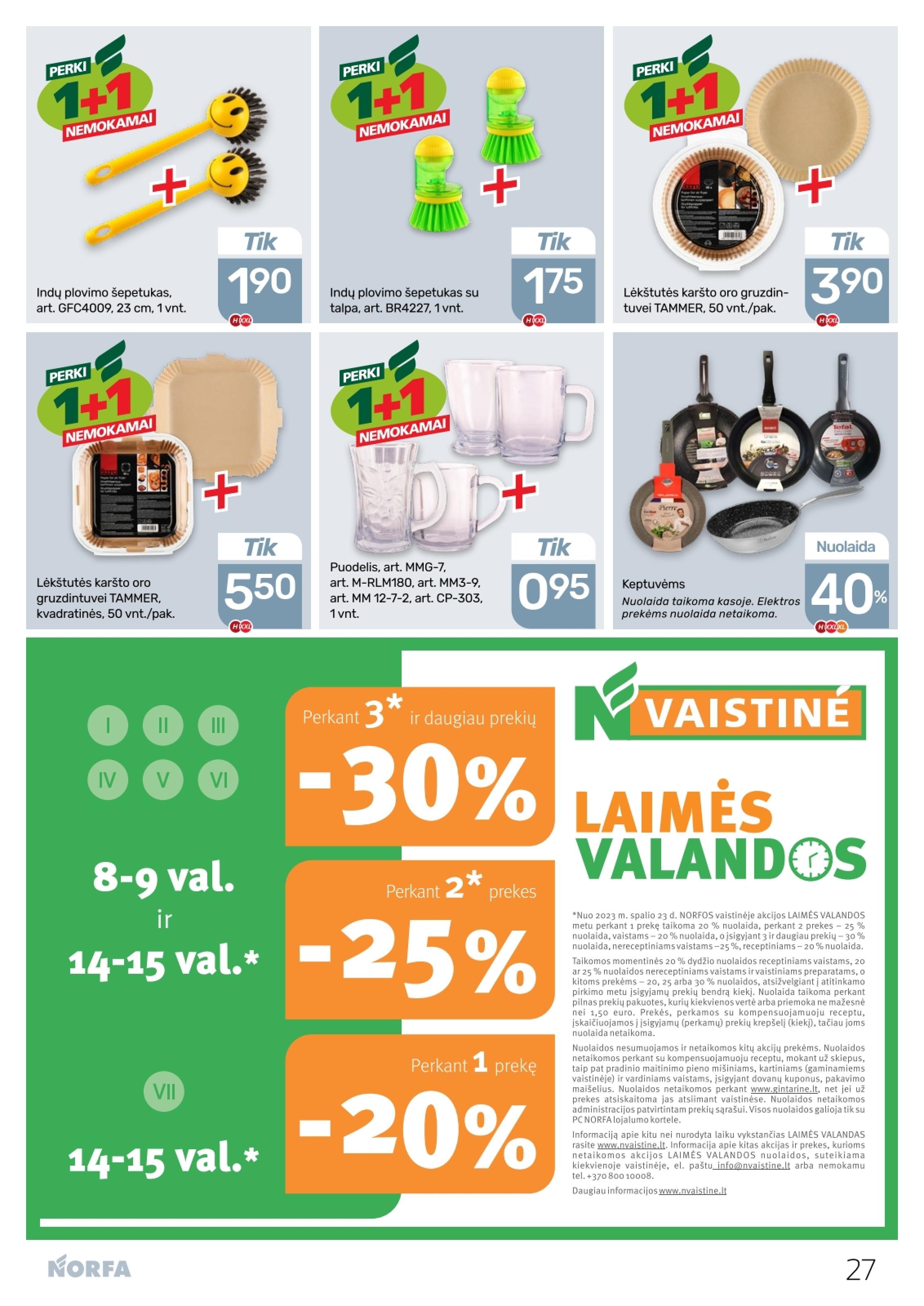 Naujausias NORFA kaininis katalogas 2026.04.30 - 2026.05.13