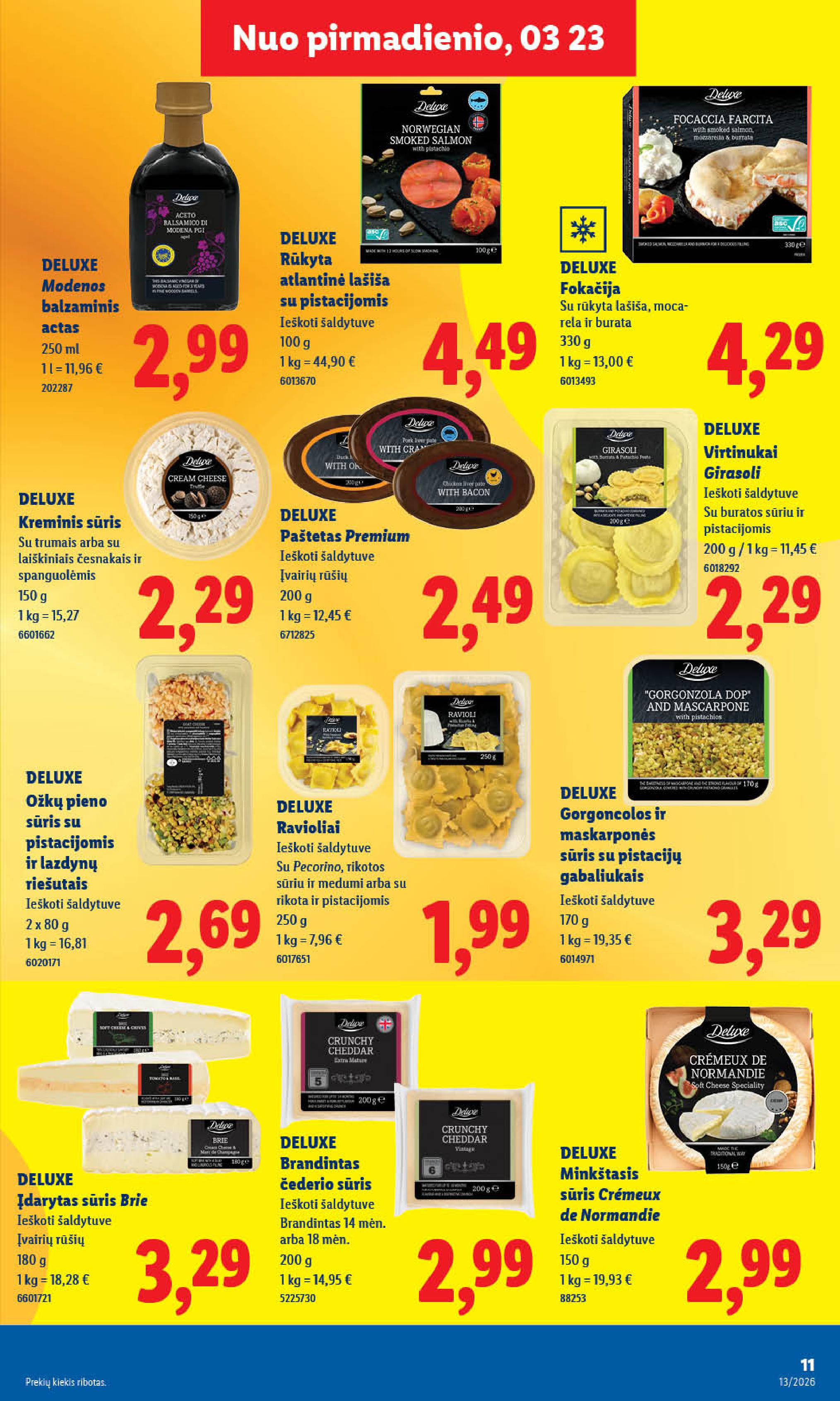 Naujausias LIDL kaininis katalogas 2026.03.23 - 2026.03.29