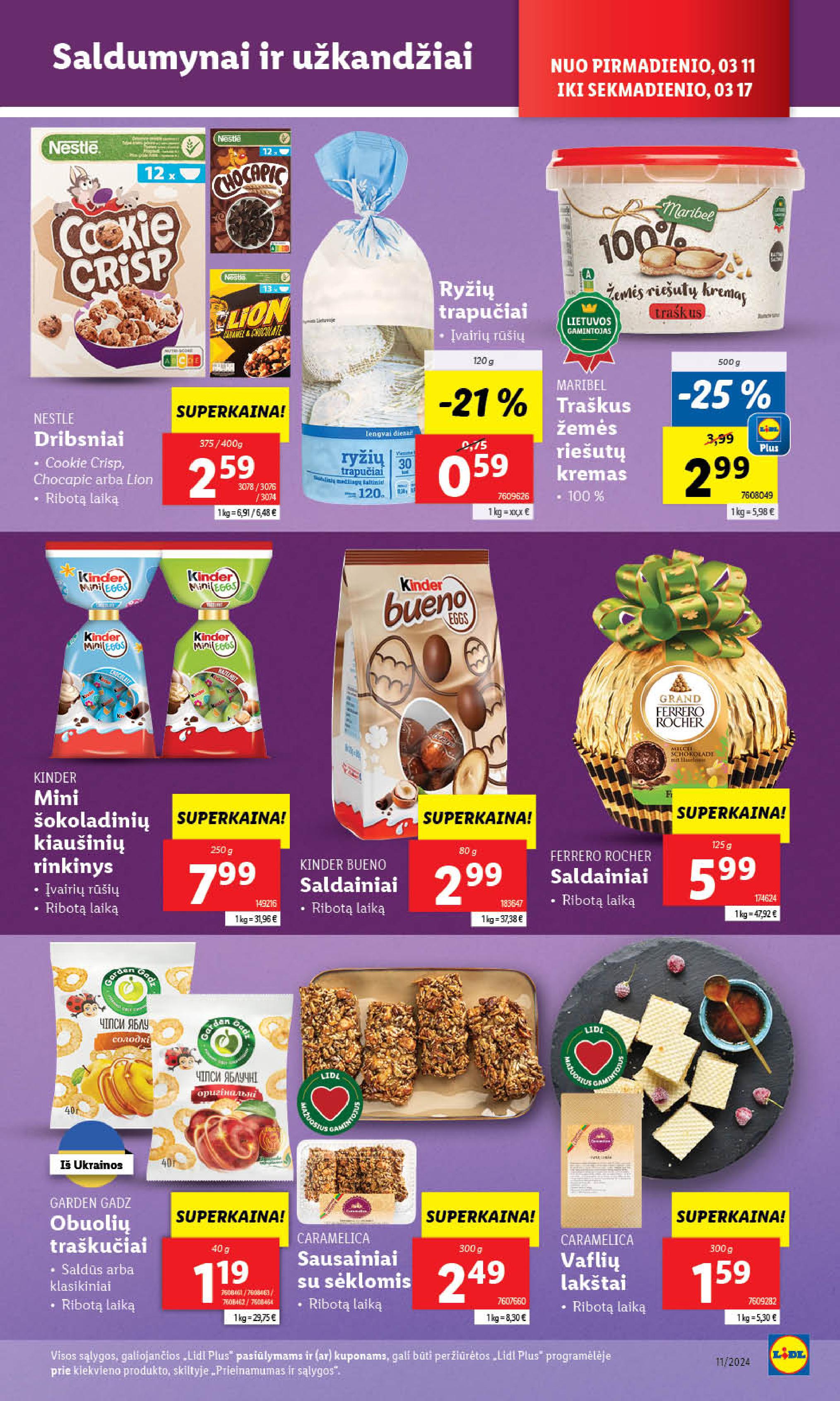 Naujausias LIDL kaininis katalogas 2024.03.11 - 2024.03.17