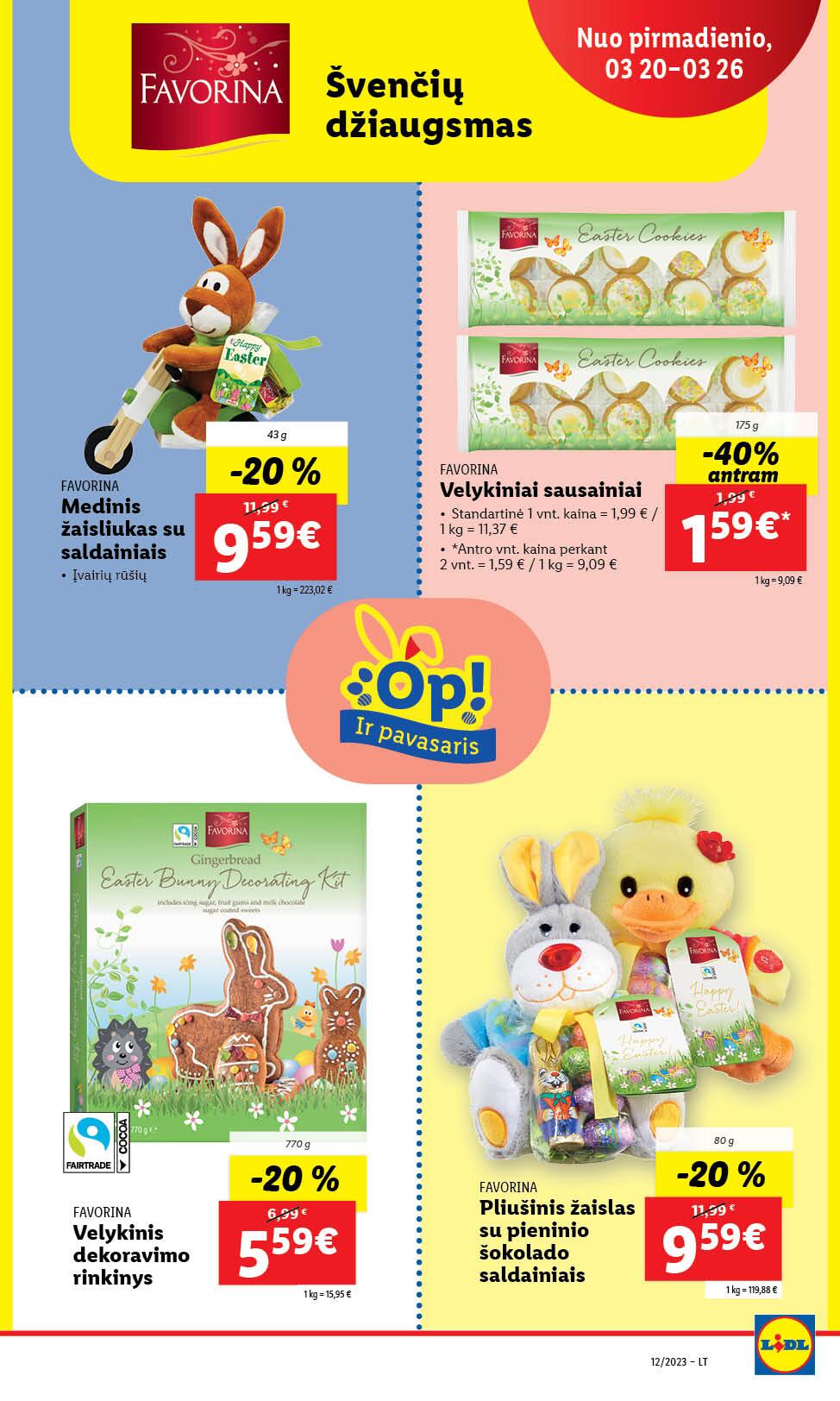 Naujausias LIDL kaininis katalogas 2023.03.20 - 2023.03.26
