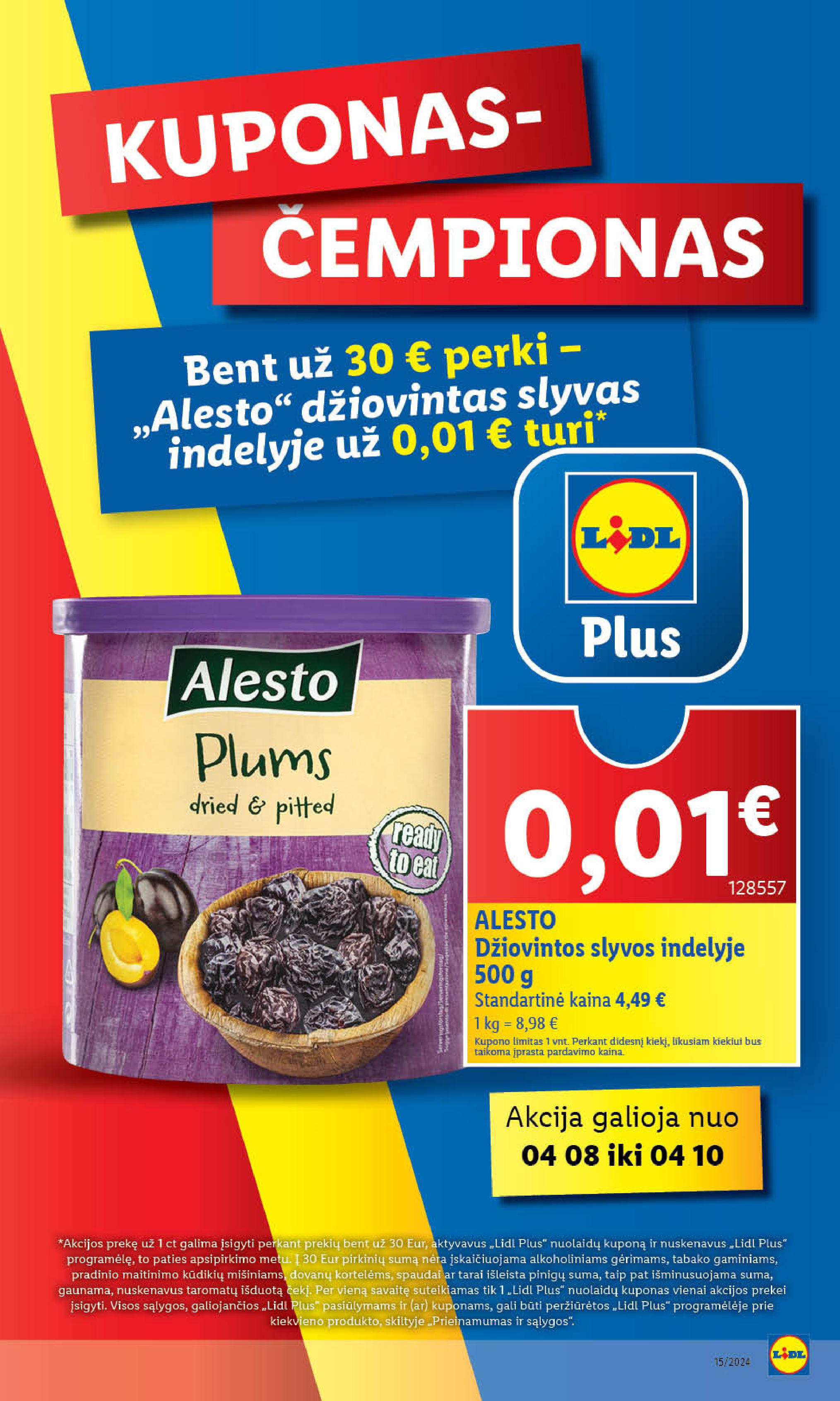 Naujausias LIDL kaininis katalogas 2024.04.08 - 2024.04.14