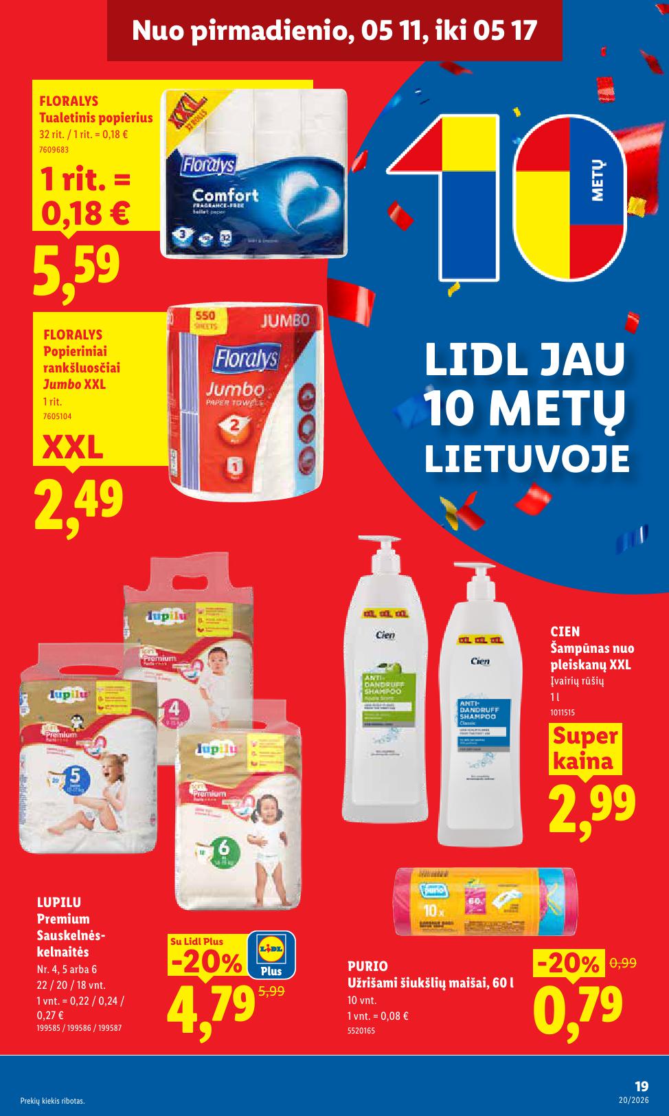 Naujausias LIDL kaininis katalogas 2026.05.11 - 2026.05.17