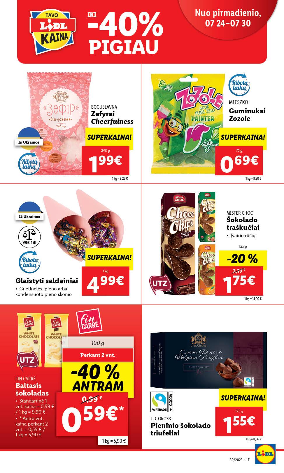 Naujausias LIDL kaininis katalogas 2023.07.24 - 2023.07.30