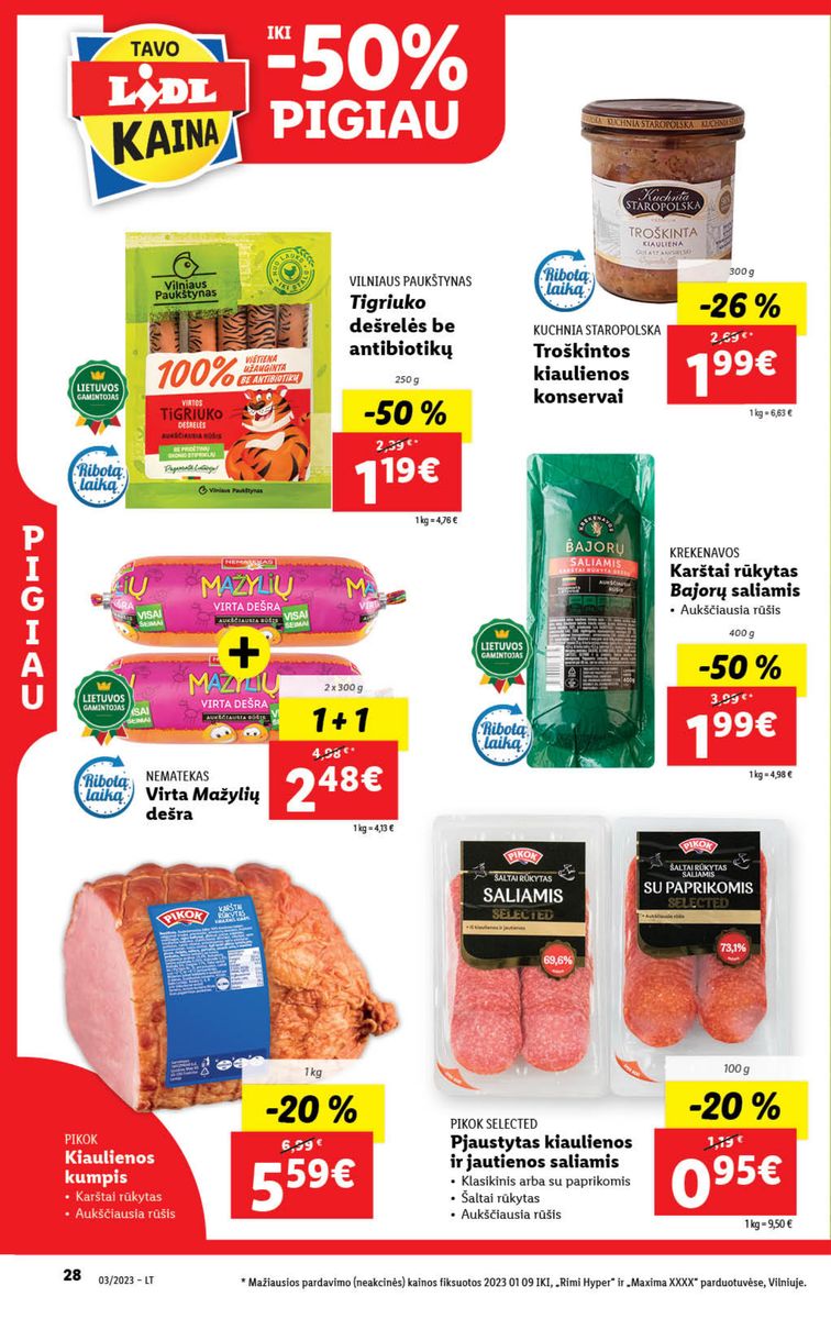 Naujausias LIDL kaininis katalogas 2023.01.16 - 2023.01.22
