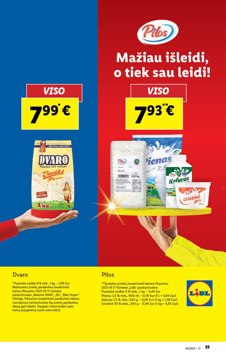 Naujausias LIDL kaininis katalogas 2023.01.23 - 2023.01.29