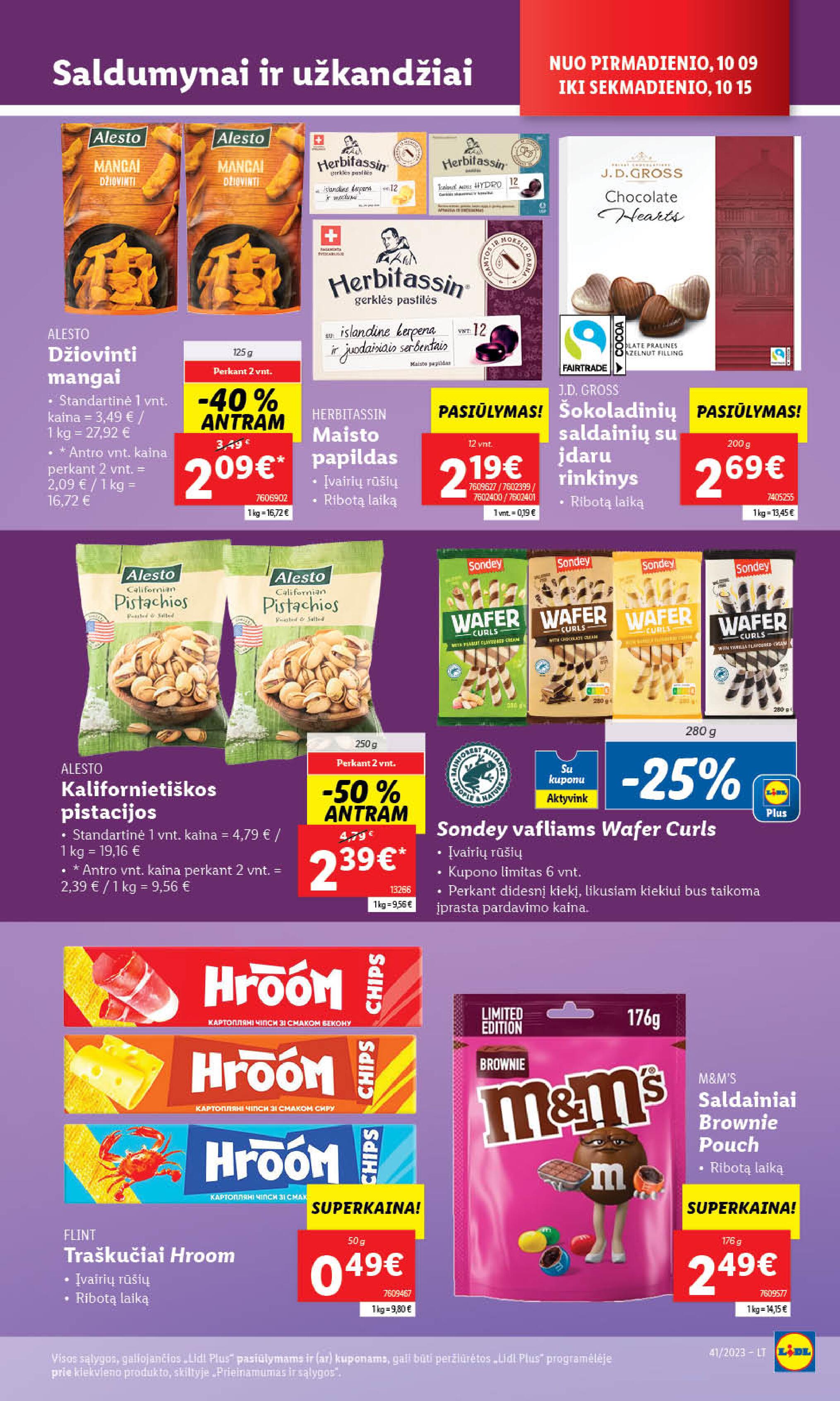 Naujausias LIDL kaininis katalogas 2023.10.09 - 2023.10.15
