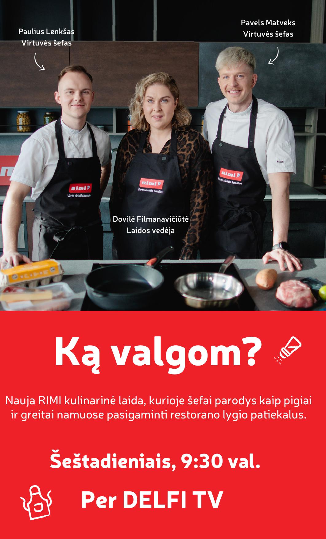 Naujausias RIMI kaininis katalogas 2026.03.31 - 2026.04.06