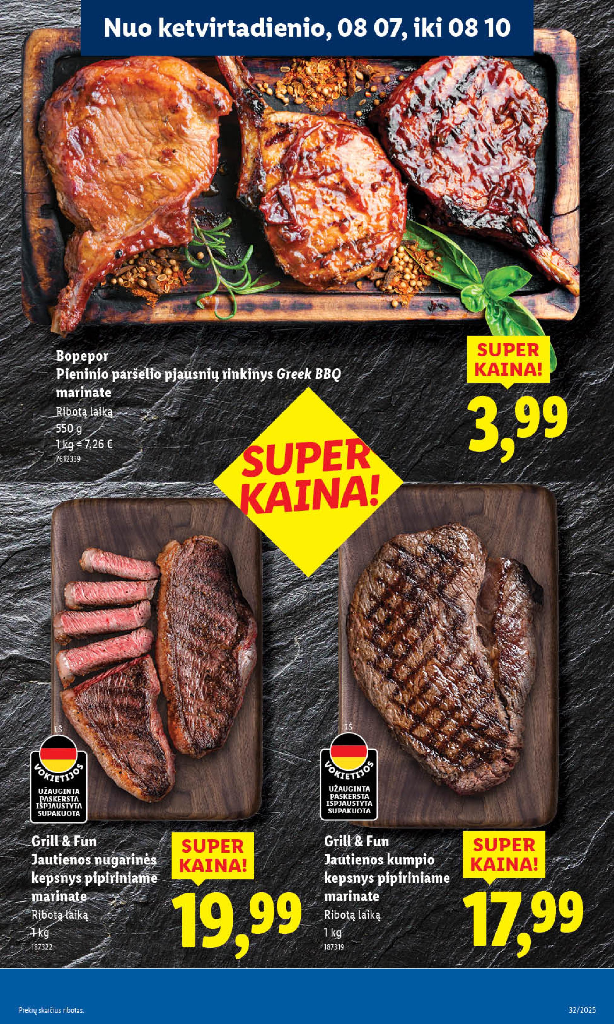 Naujausias LIDL kaininis katalogas 2025.08.04 - 2025.08.10