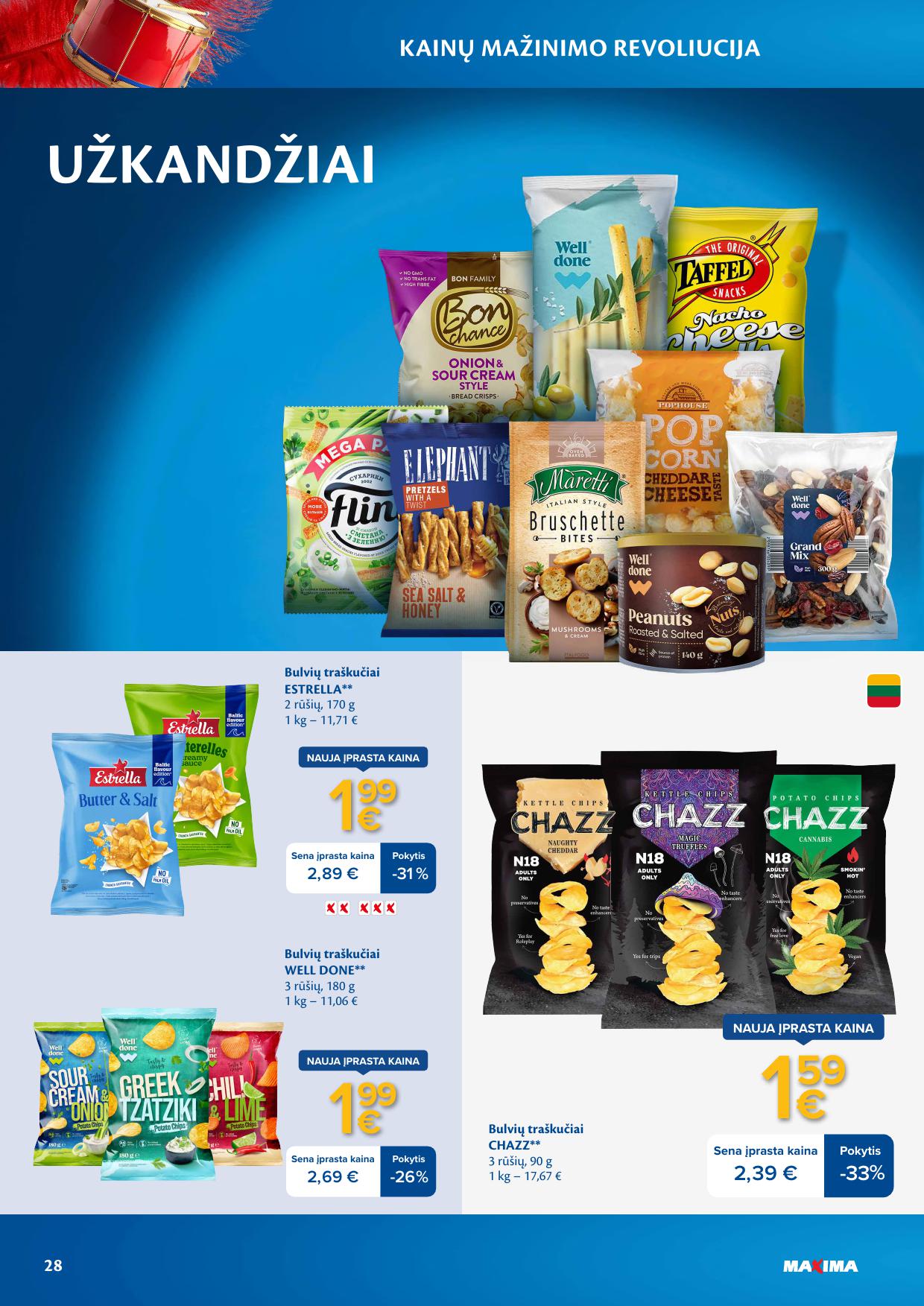 MAXIMA nuolaidų leidinys "Kainų mažinimo revoliucija"