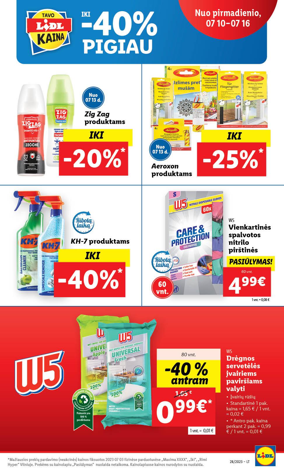 Naujausias LIDL kaininis katalogas 2023.07.10 - 2023.07.16