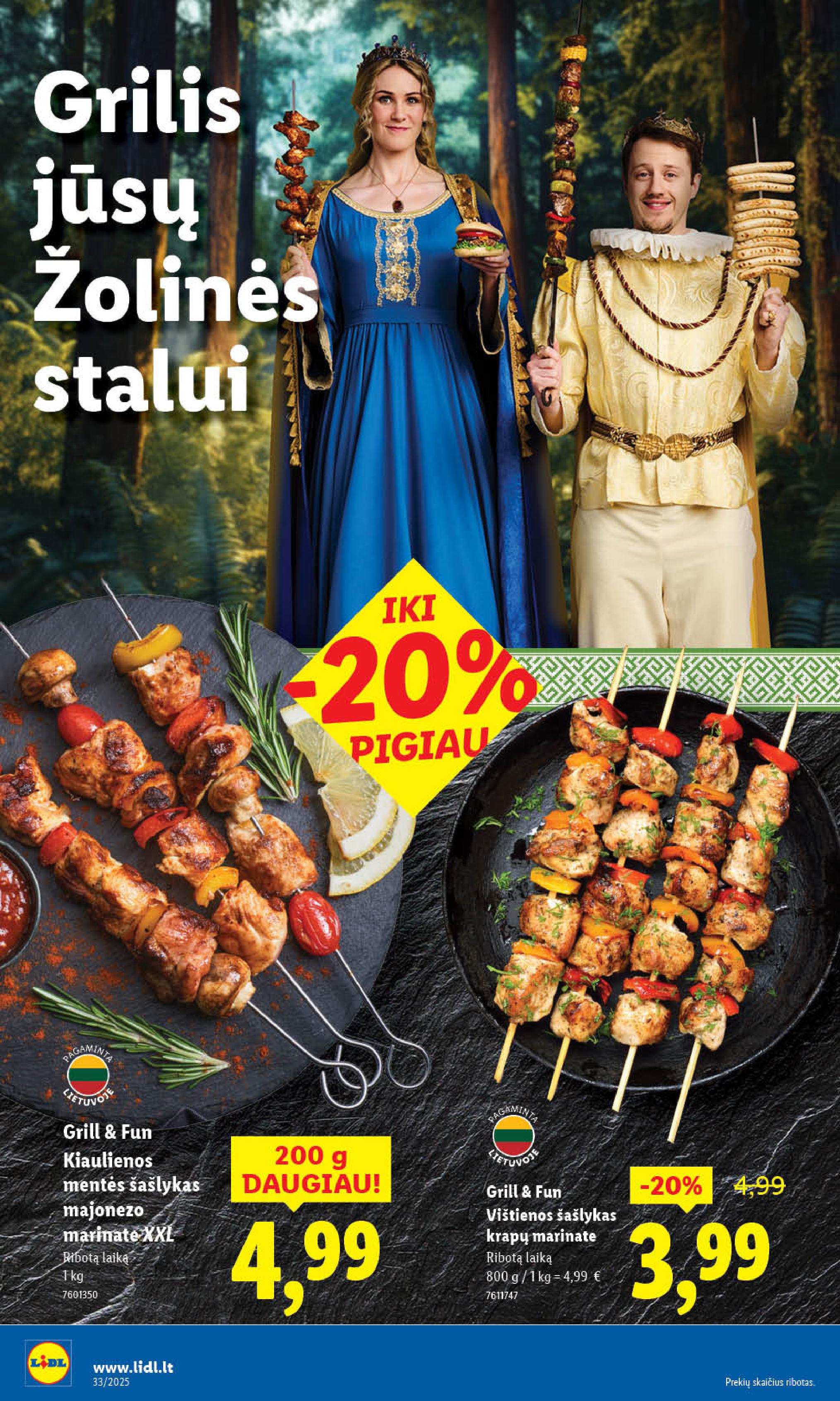 Naujausias LIDL kaininis katalogas 2025.08.11 - 2025.08.17
