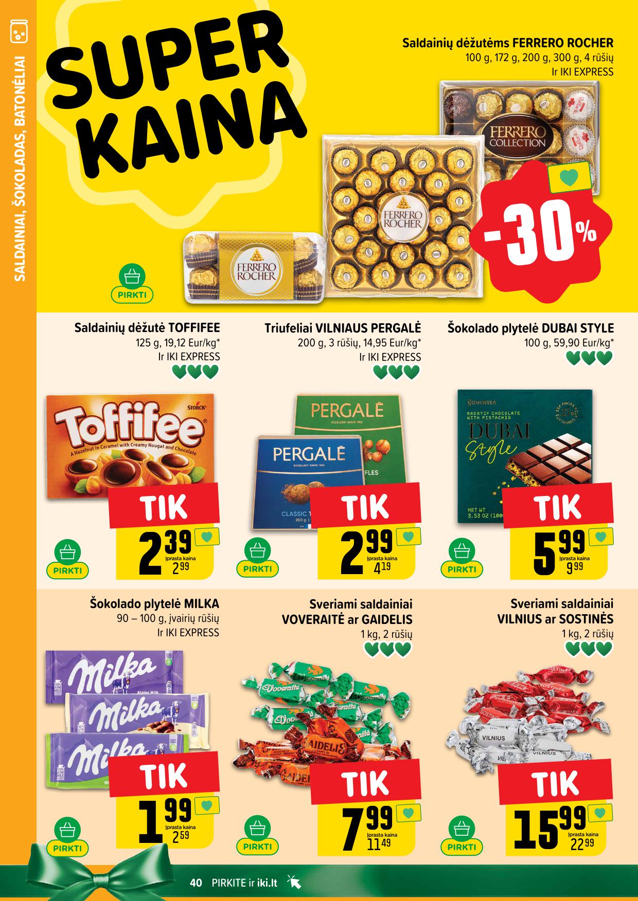 Naujausias IKI kaininis katalogas 2025.11.10 - 2025.11.16