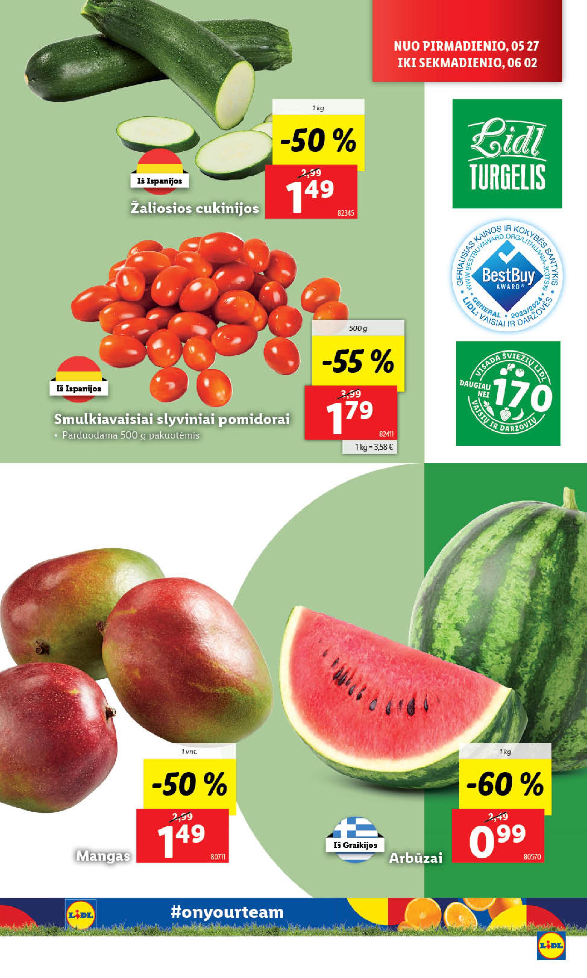 Naujausias LIDL kaininis katalogas 2024.05.27 - 2024.06.02