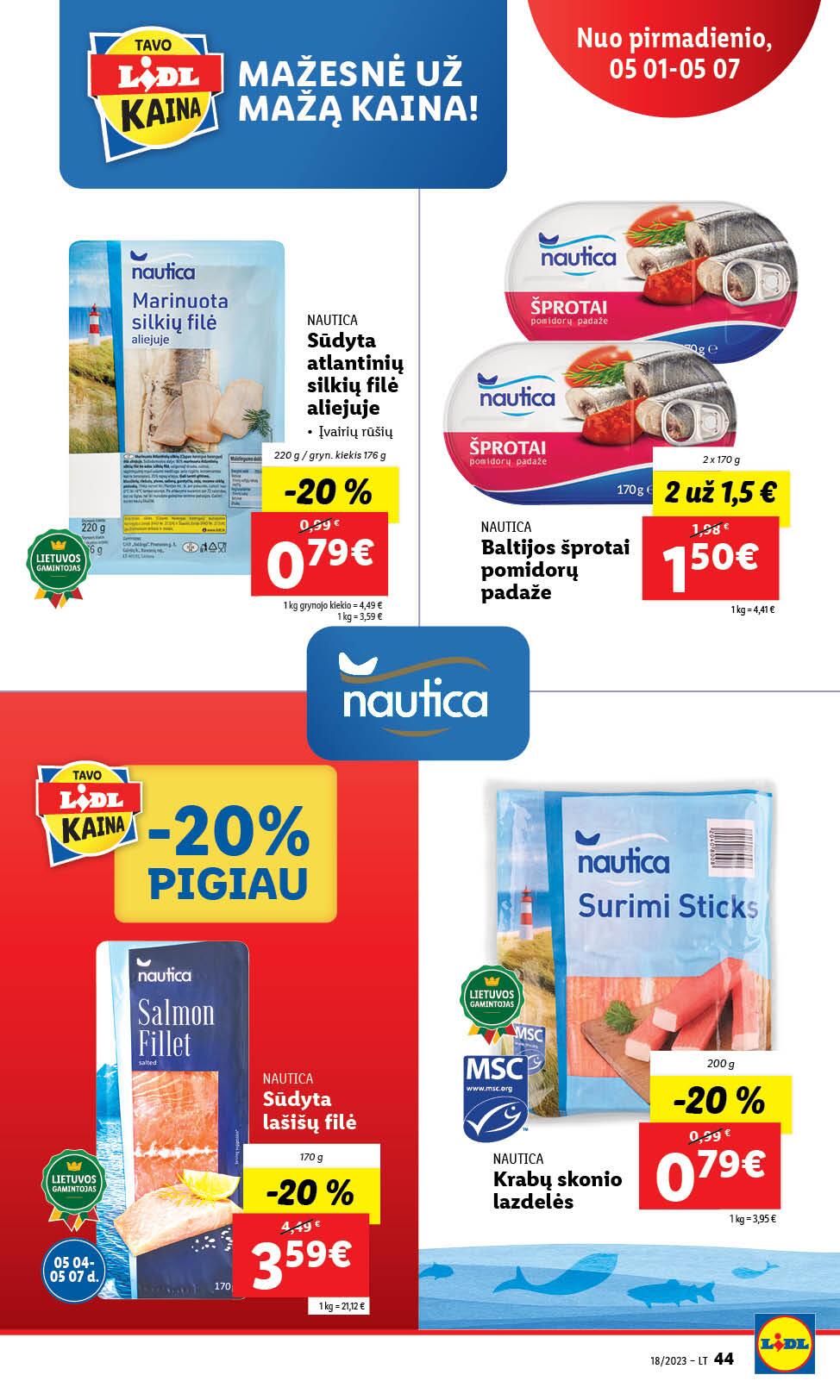 Naujausias LIDL kaininis katalogas 2023.05.01 - 2023.05.07