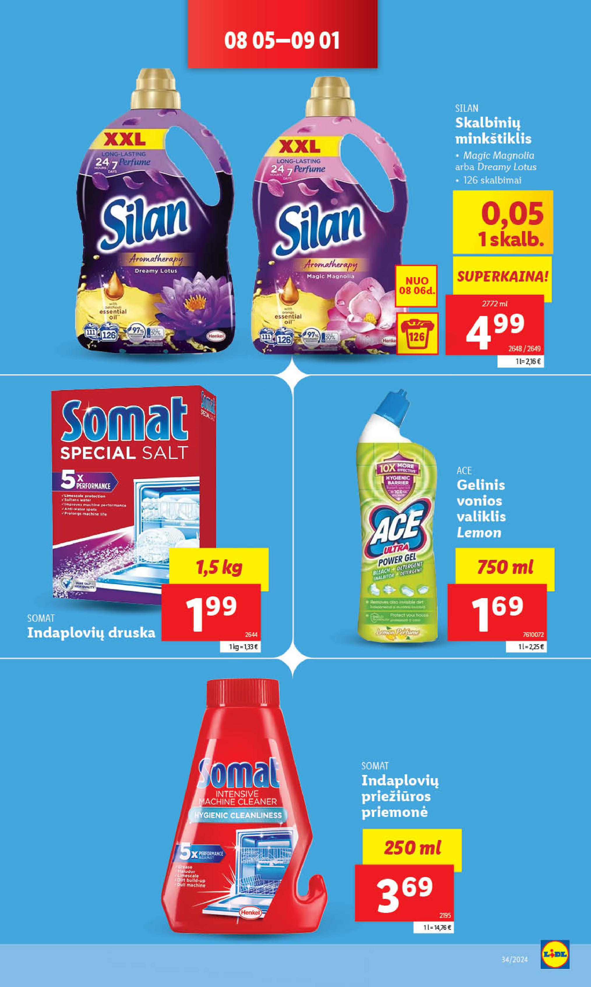 Naujausias LIDL kaininis katalogas 2024.08.19 - 2024.08.25
