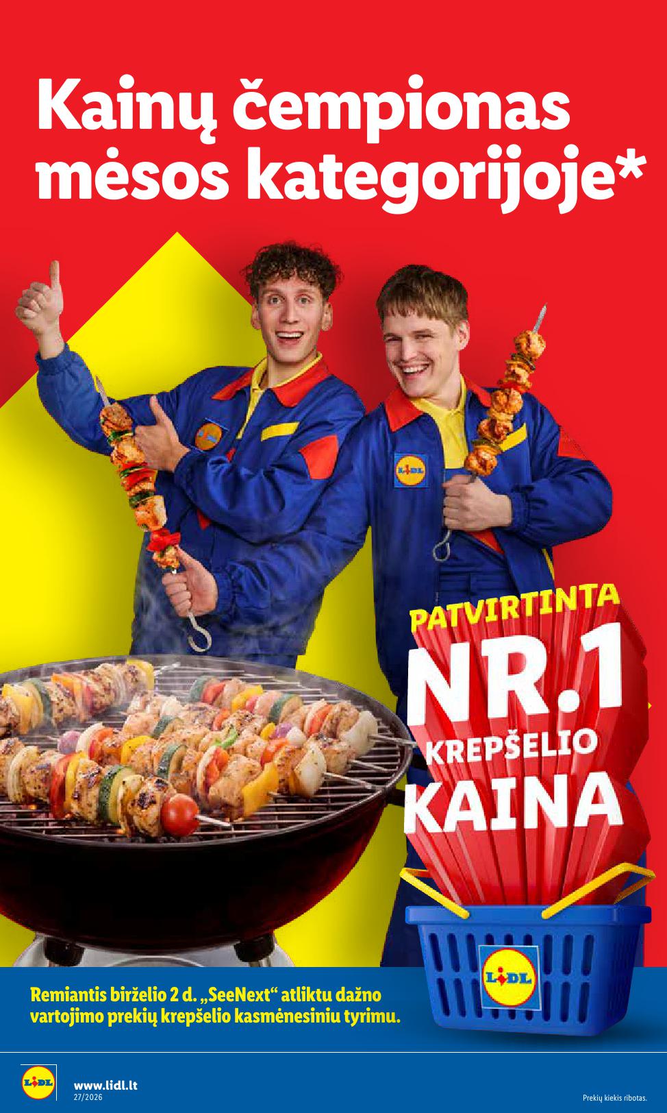 Naujausias LIDL kaininis katalogas 2026.06.29 - 2026.07.05