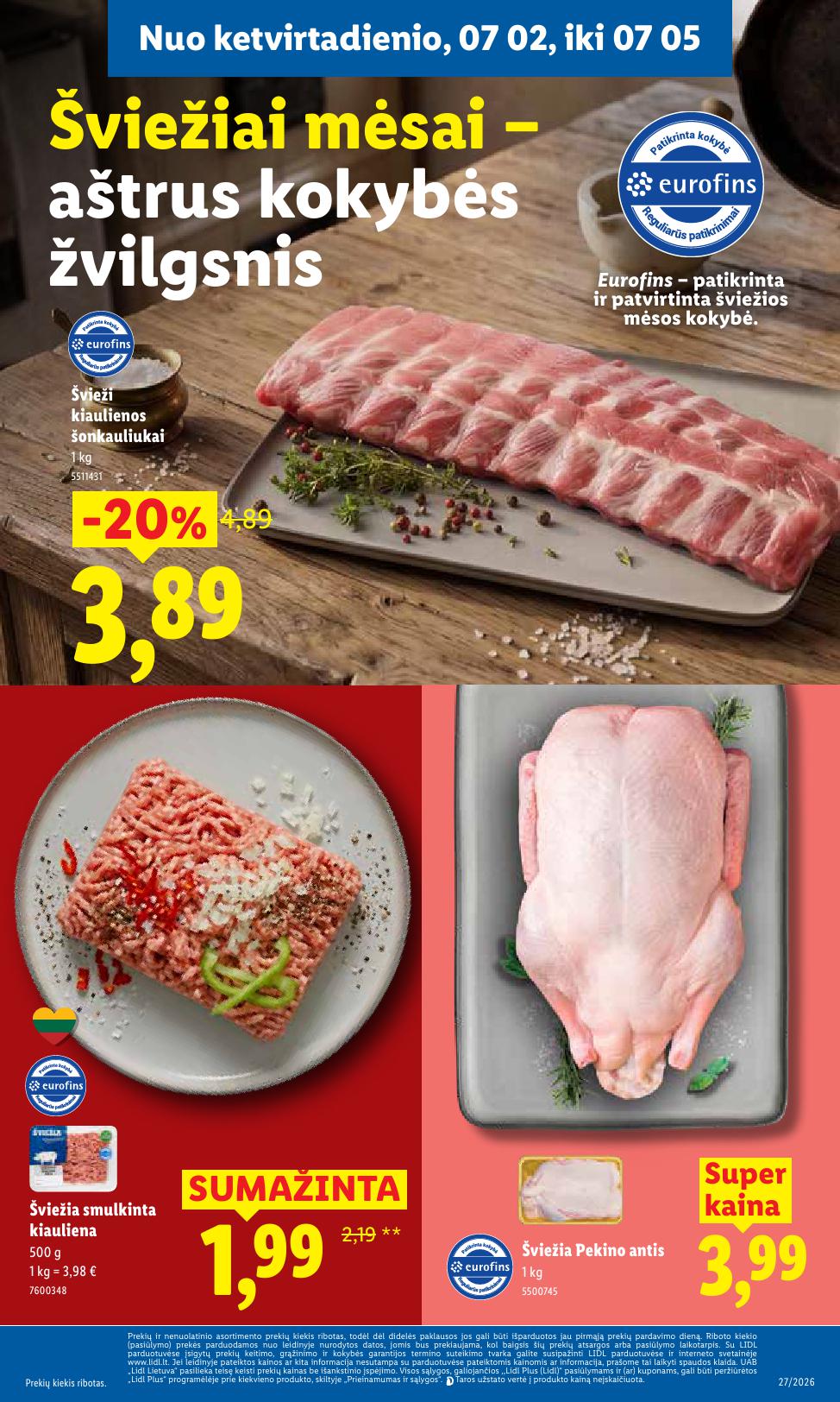 Naujausias LIDL kaininis katalogas 2026.06.29 - 2026.07.05