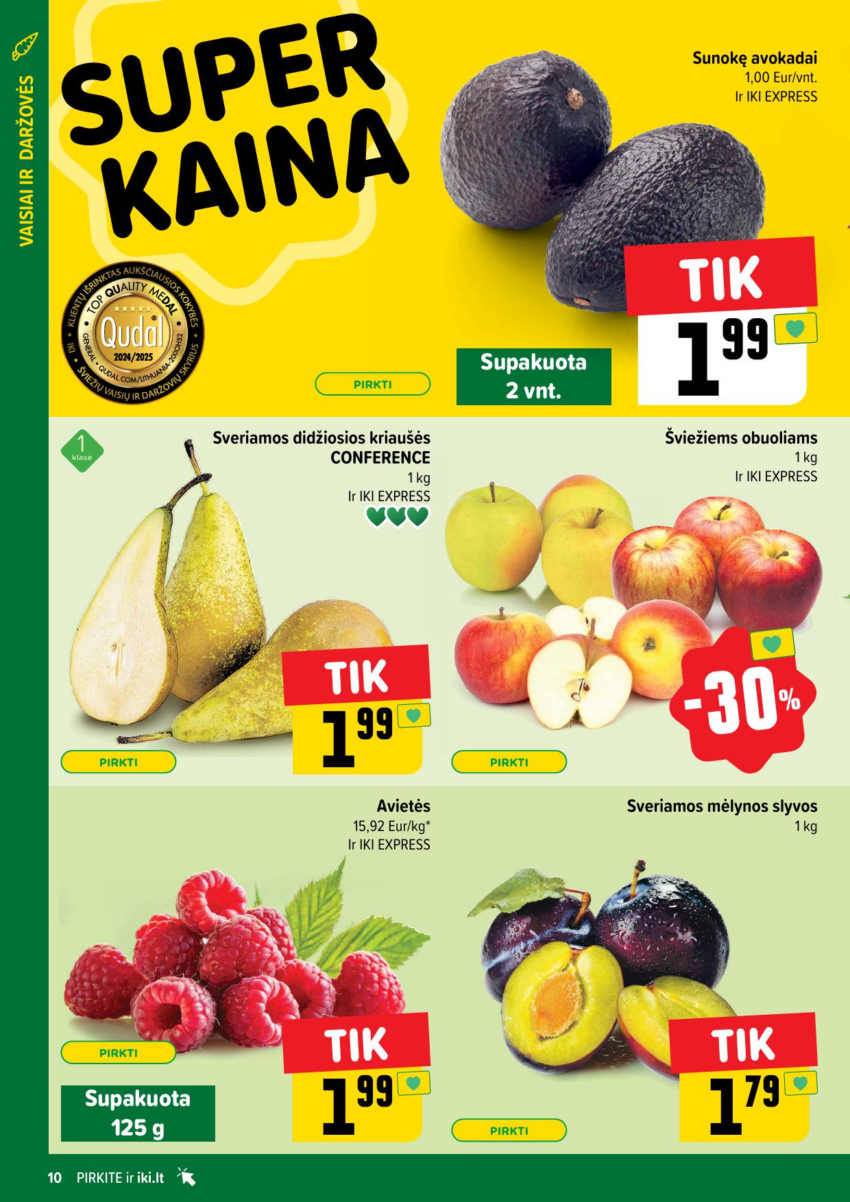 Naujausias IKI kaininis katalogas 2024.10.21 - 2024.10.27