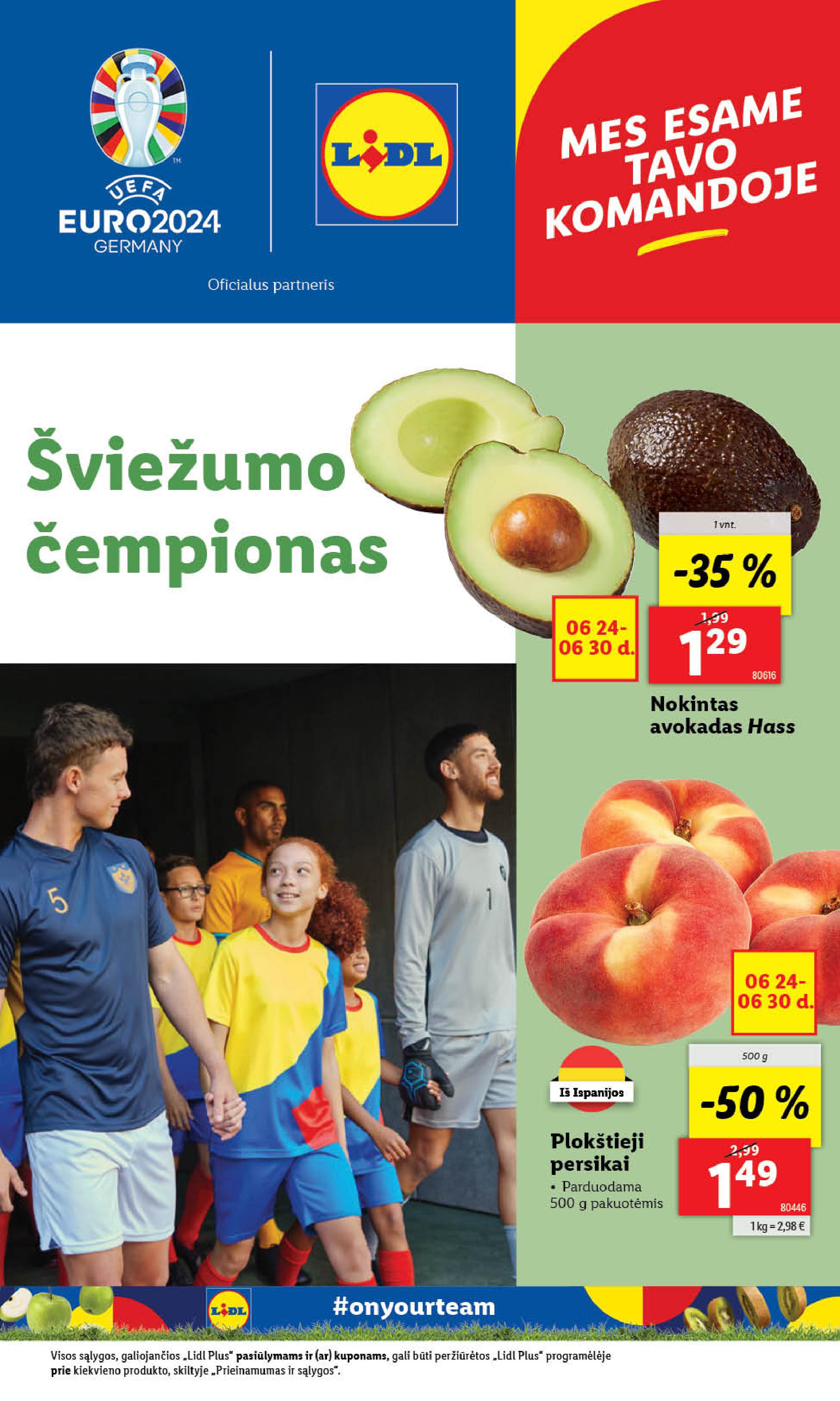 Naujausias LIDL kaininis katalogas 2024.06.24 - 2024.06.30