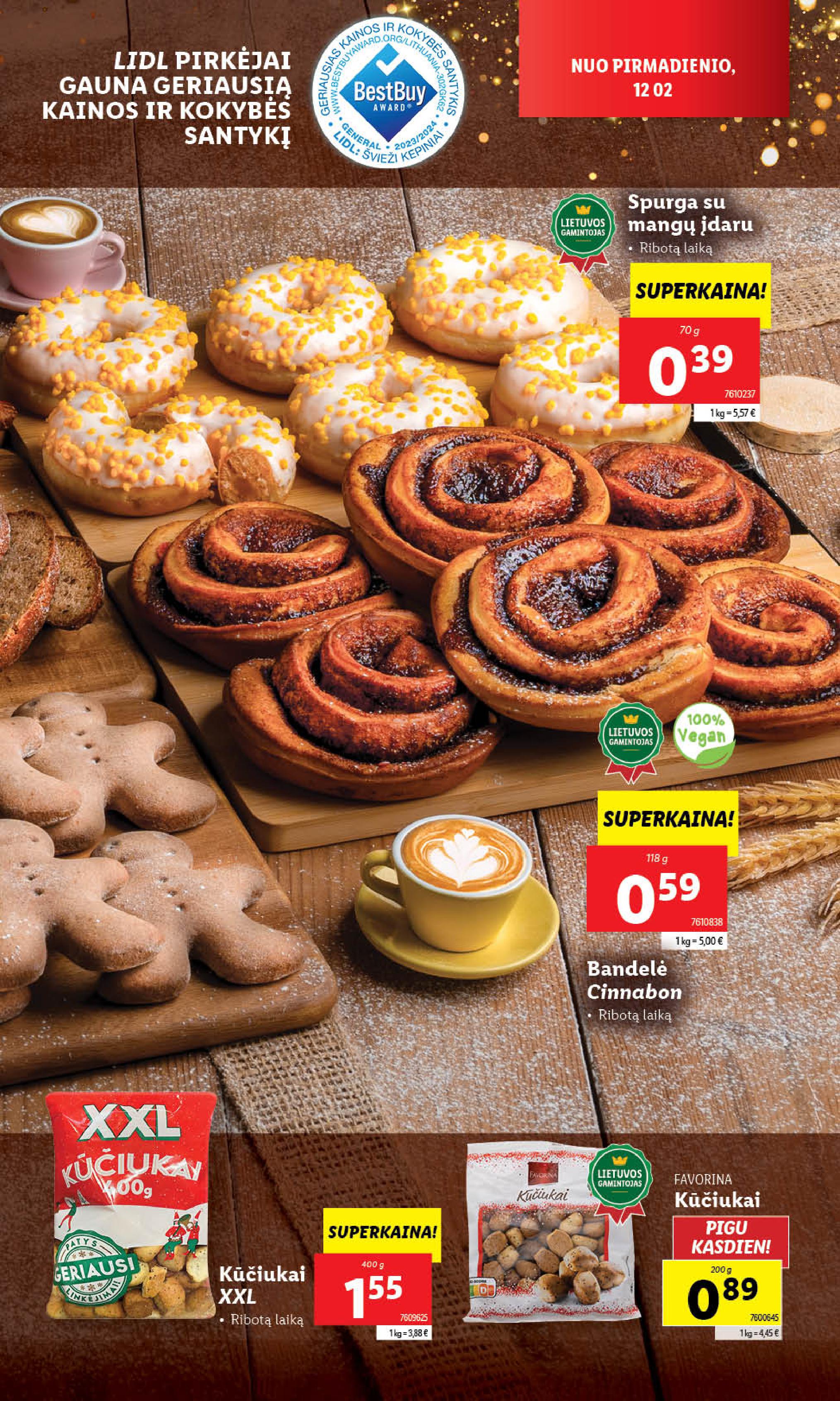 Naujausias LIDL kaininis katalogas 2024.12.02 - 2024.12.08