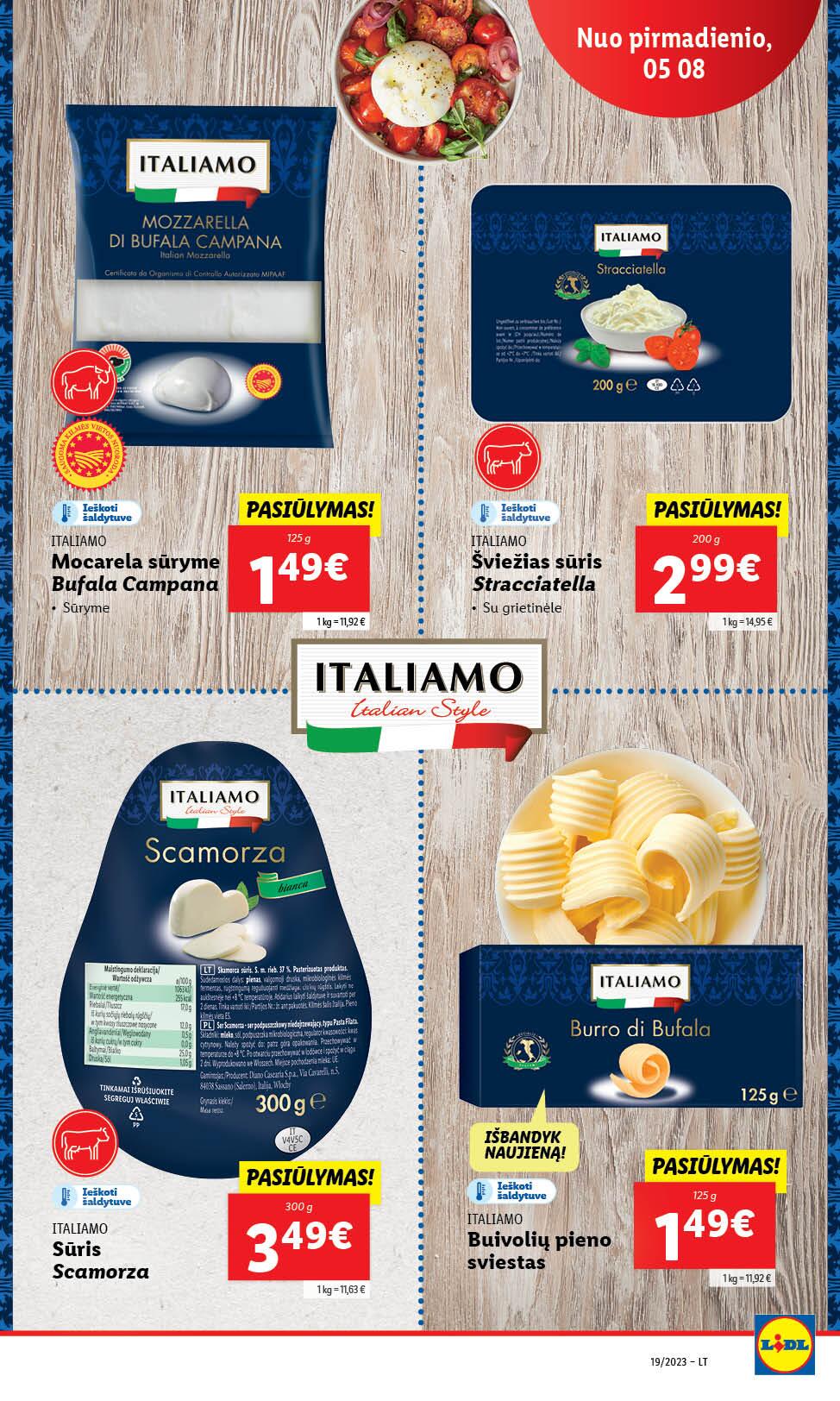 Naujausias LIDL kaininis katalogas 2023.05.08 - 2023.05.14