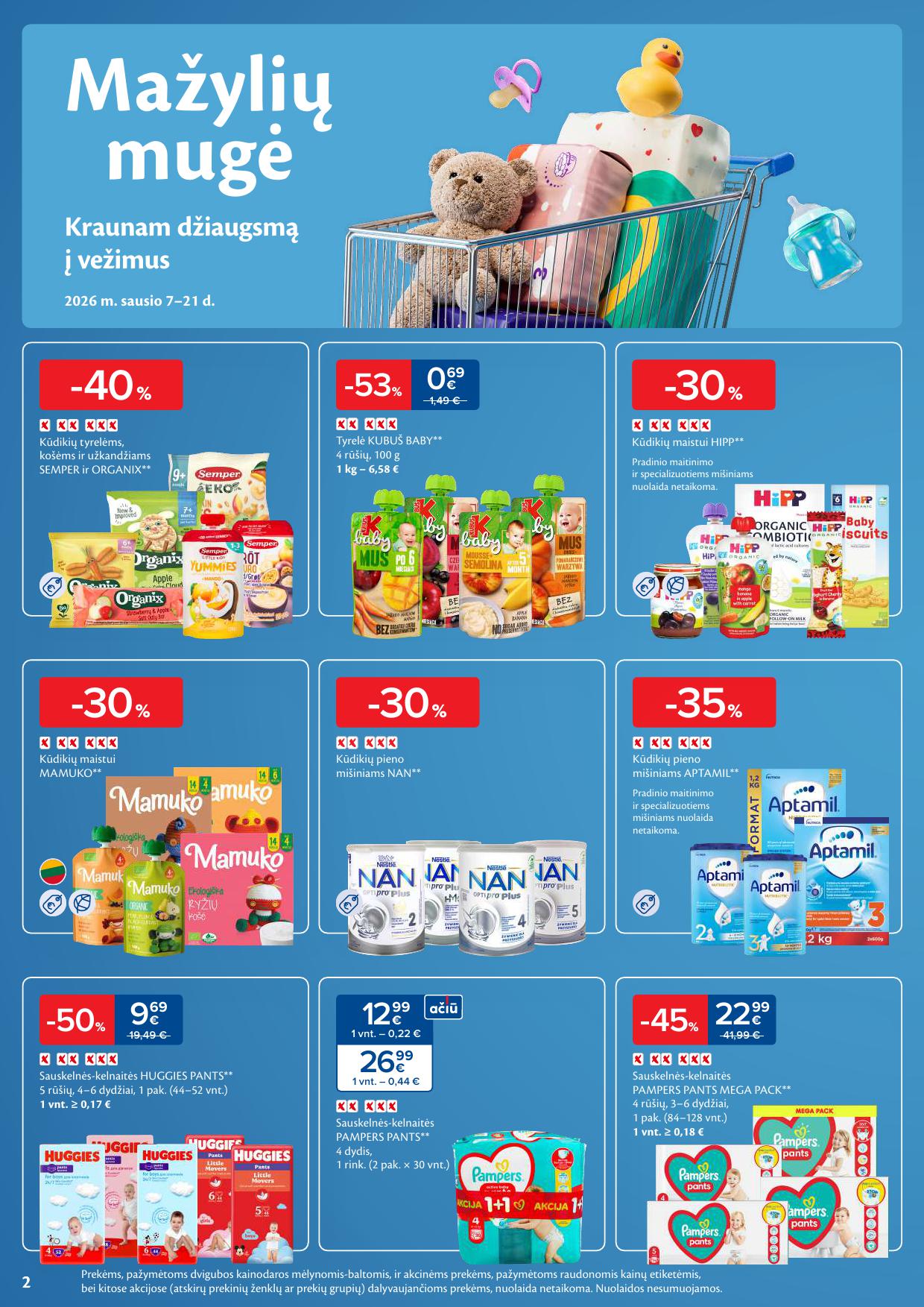 Naujausias MAXIMA kaininis katalogas 2026.01.13 - 2026.01.19