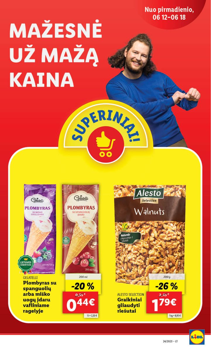 Naujausias LIDL kaininis katalogas 2023.06.12 - 2023.06.18