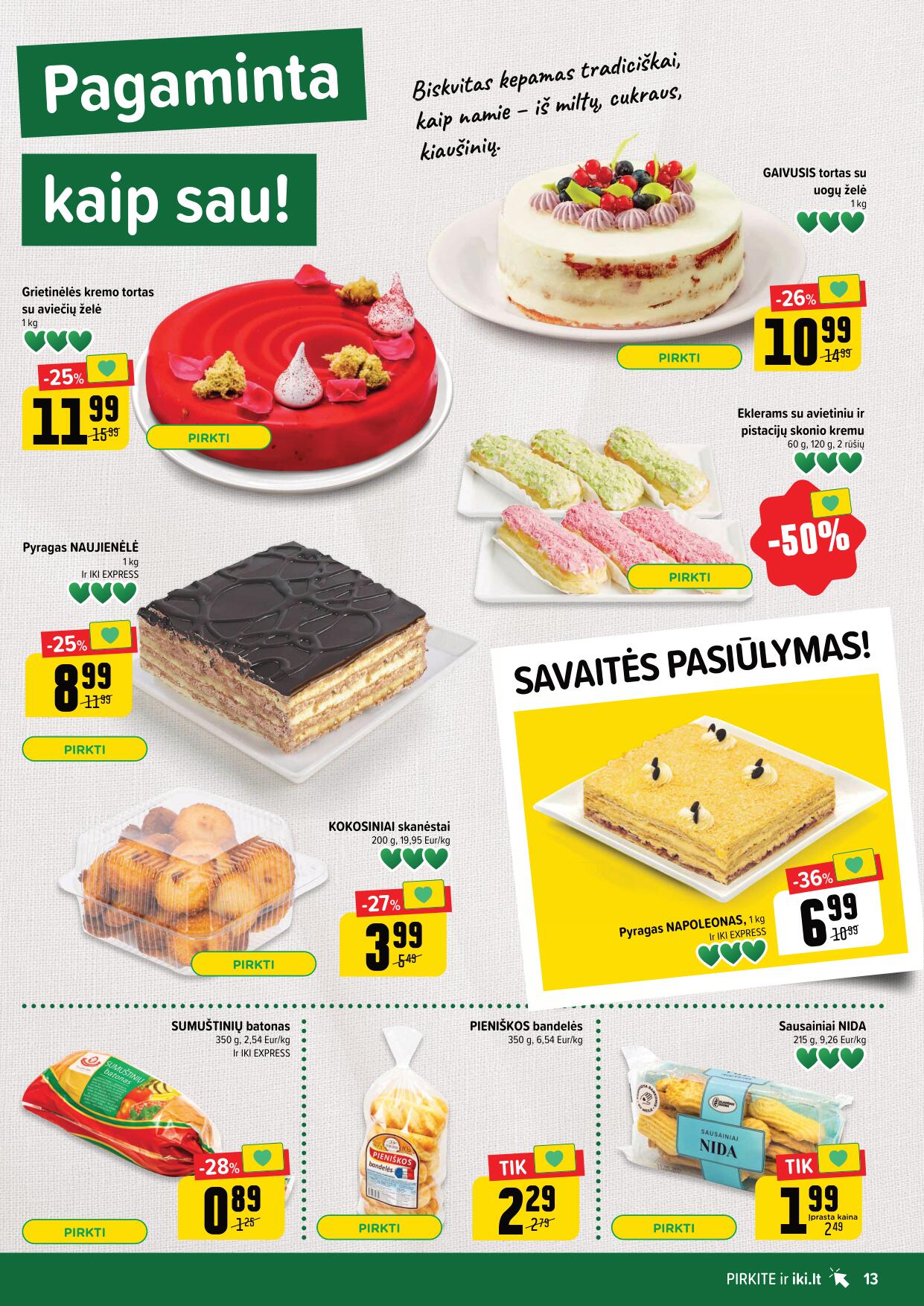 Naujausias IKI kaininis katalogas 2023.08.21 - 2023.08.27