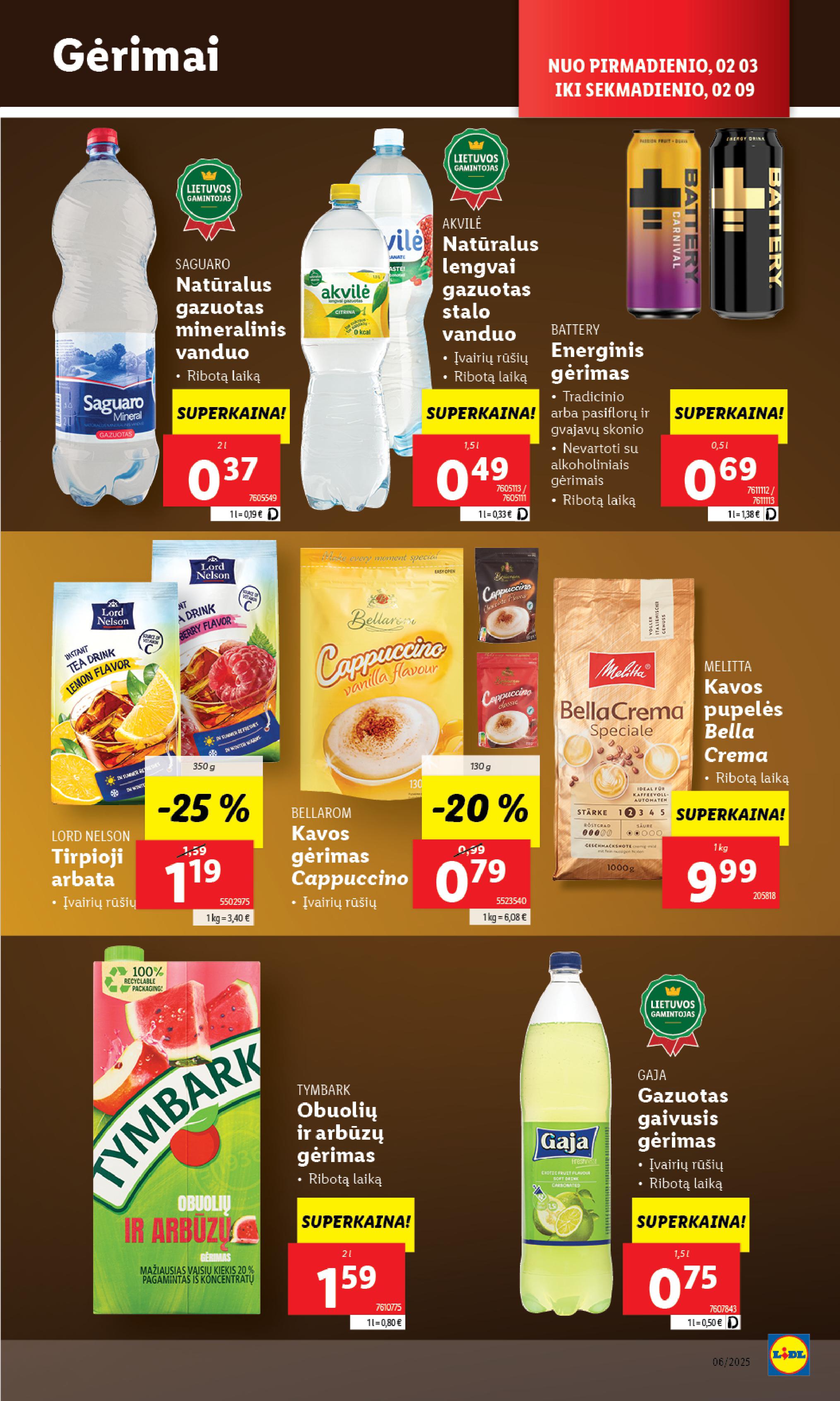 Naujausias LIDL kaininis katalogas 2025.02.03 - 2025.02.09