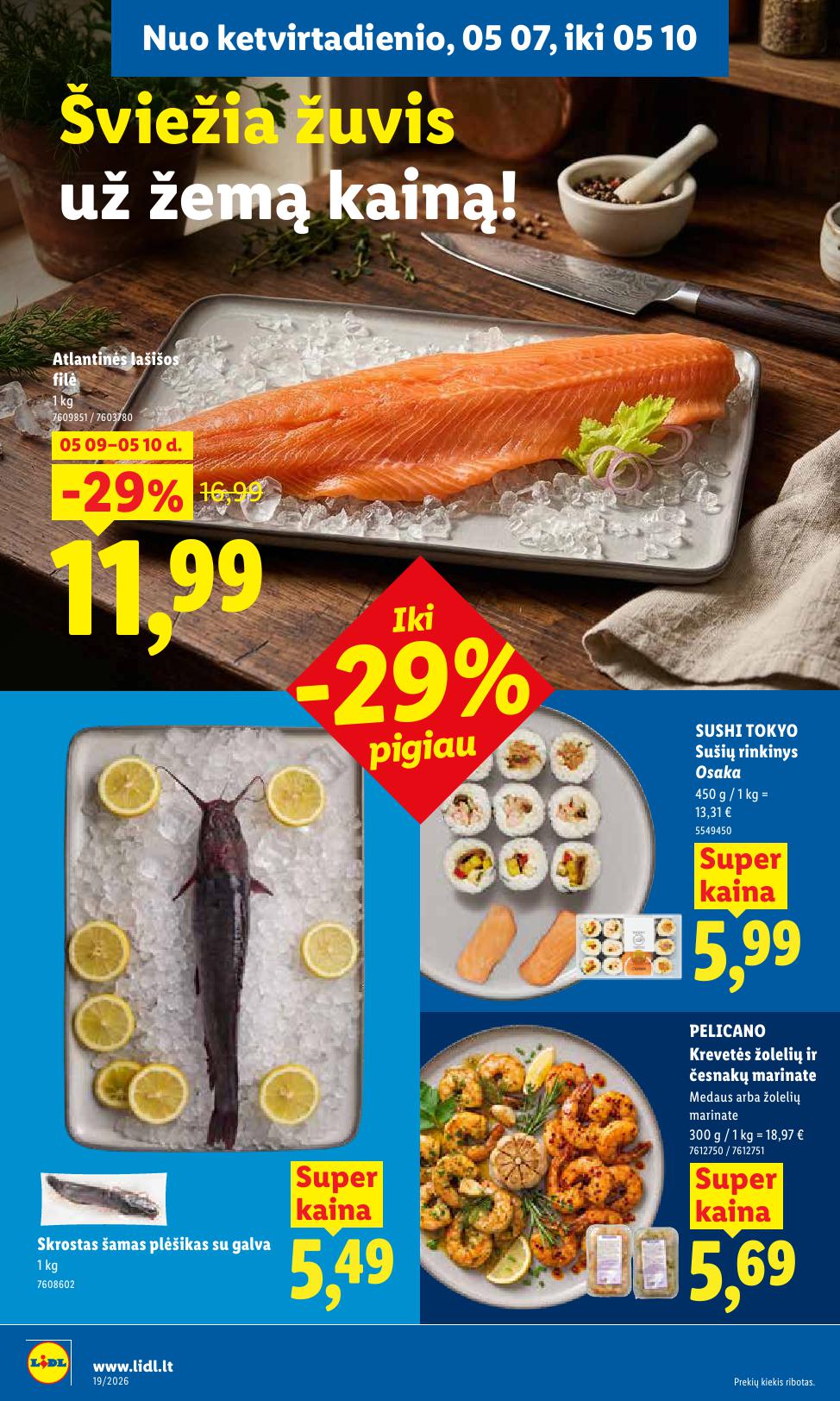 Naujausias LIDL kaininis katalogas 2026.05.04 - 2026.05.10