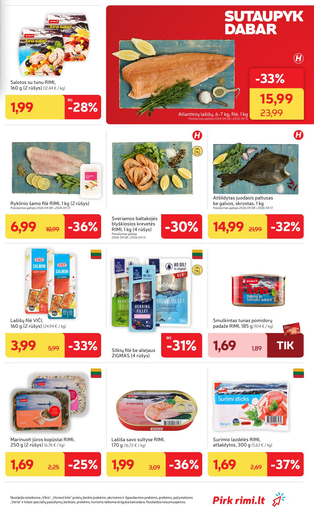 Naujausias RIMI kaininis katalogas 2026.04.07 - 2026.04.13