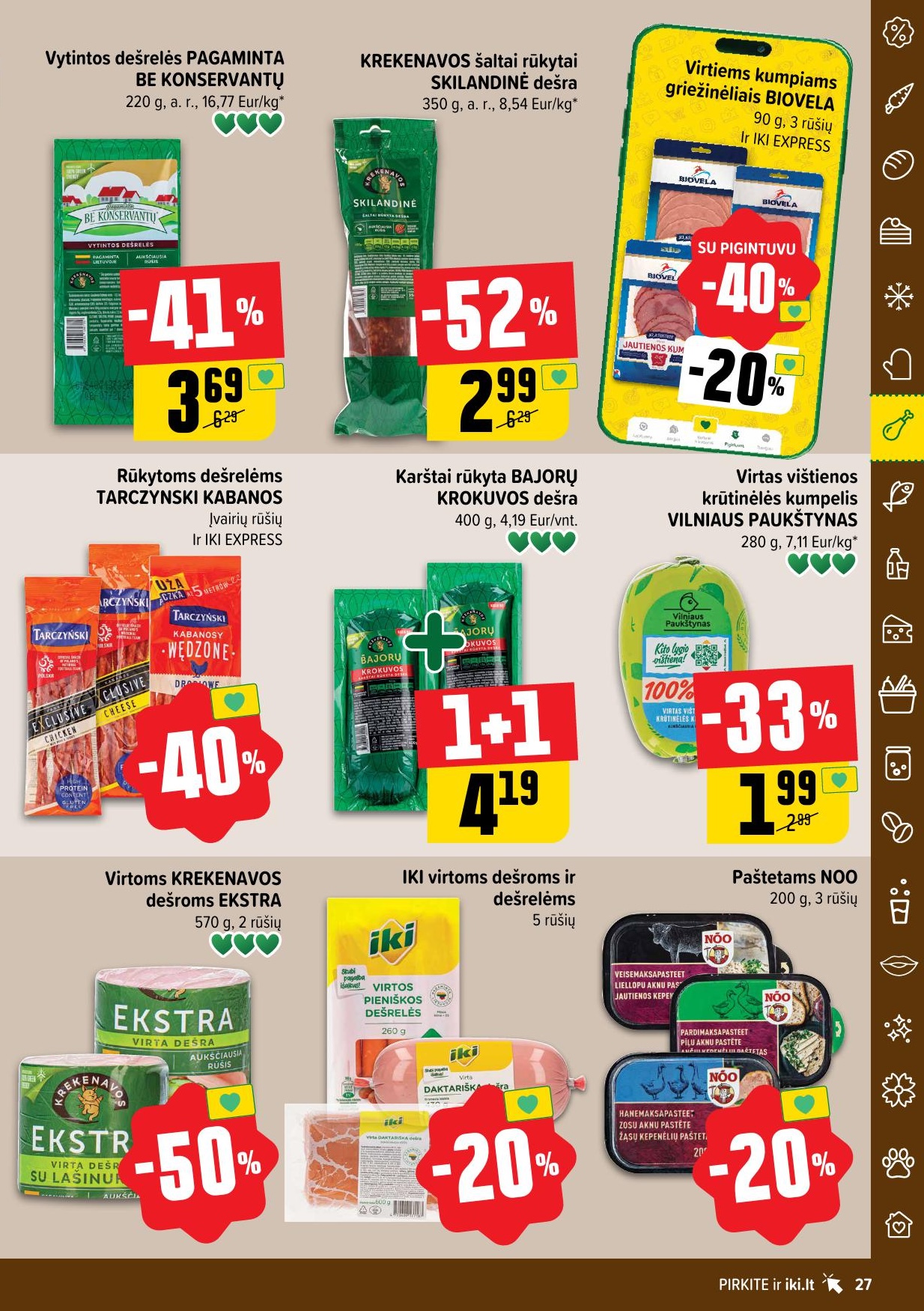IKI SAVAITĖLĖ akcijų ir nuolaidų leidinys Nr.34 2025.08.18 - 2025.08.24