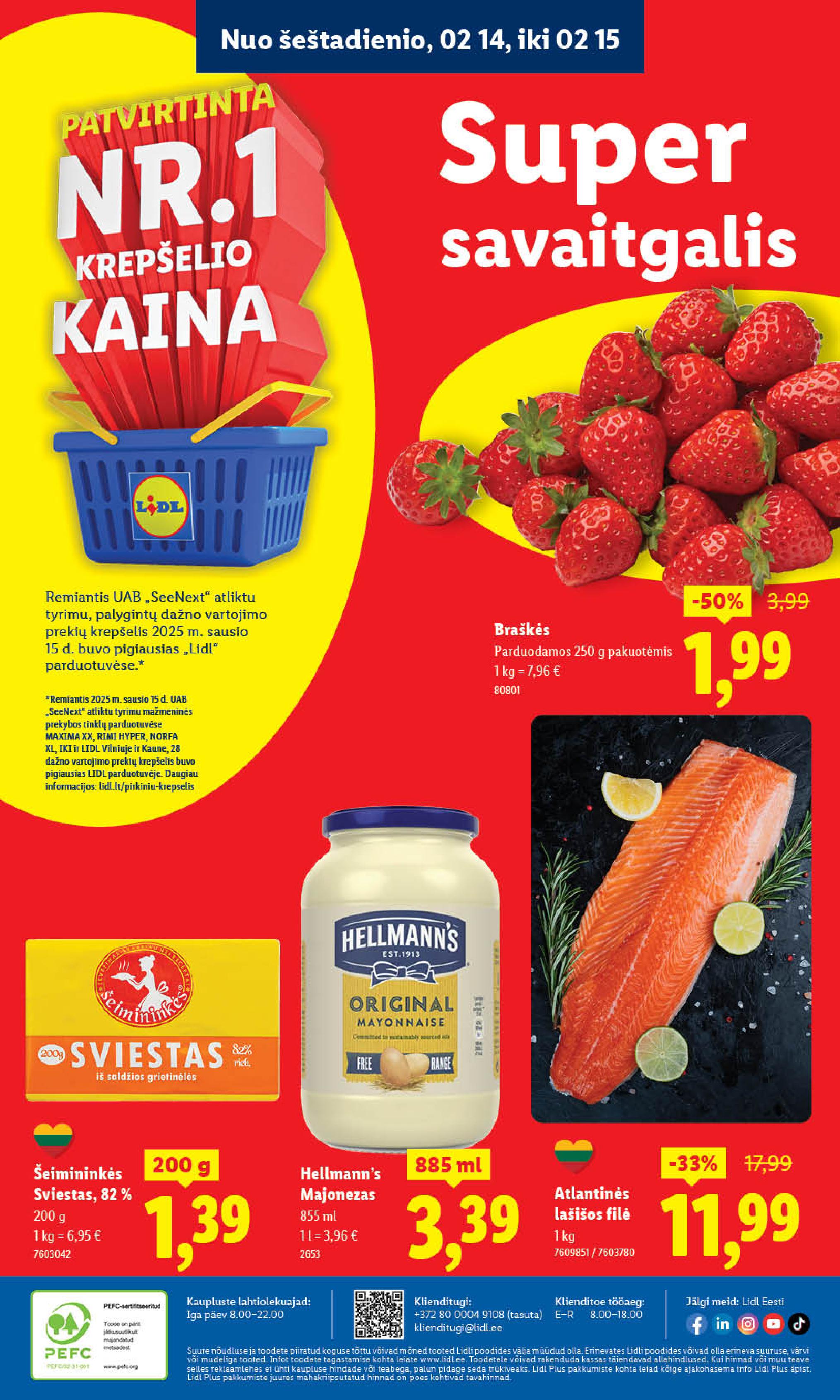 Naujausias LIDL kaininis katalogas 2026.02.09 - 2026.02.15